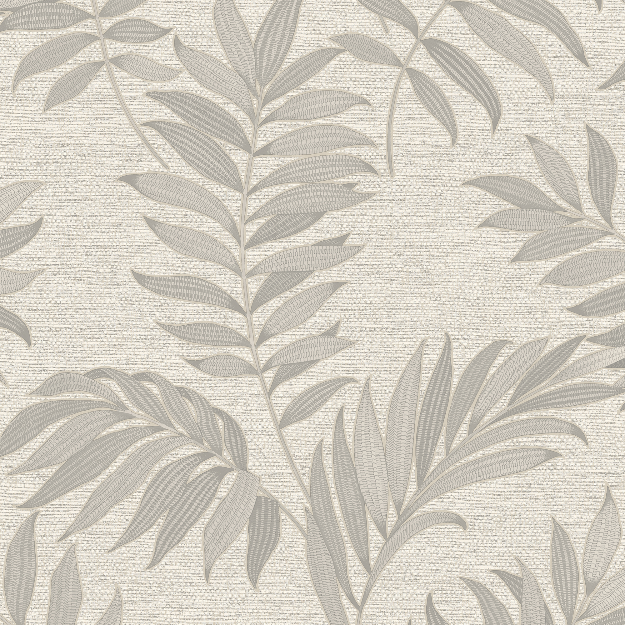 Rasch Sumatra Palm Grey Wallpaper - 10m