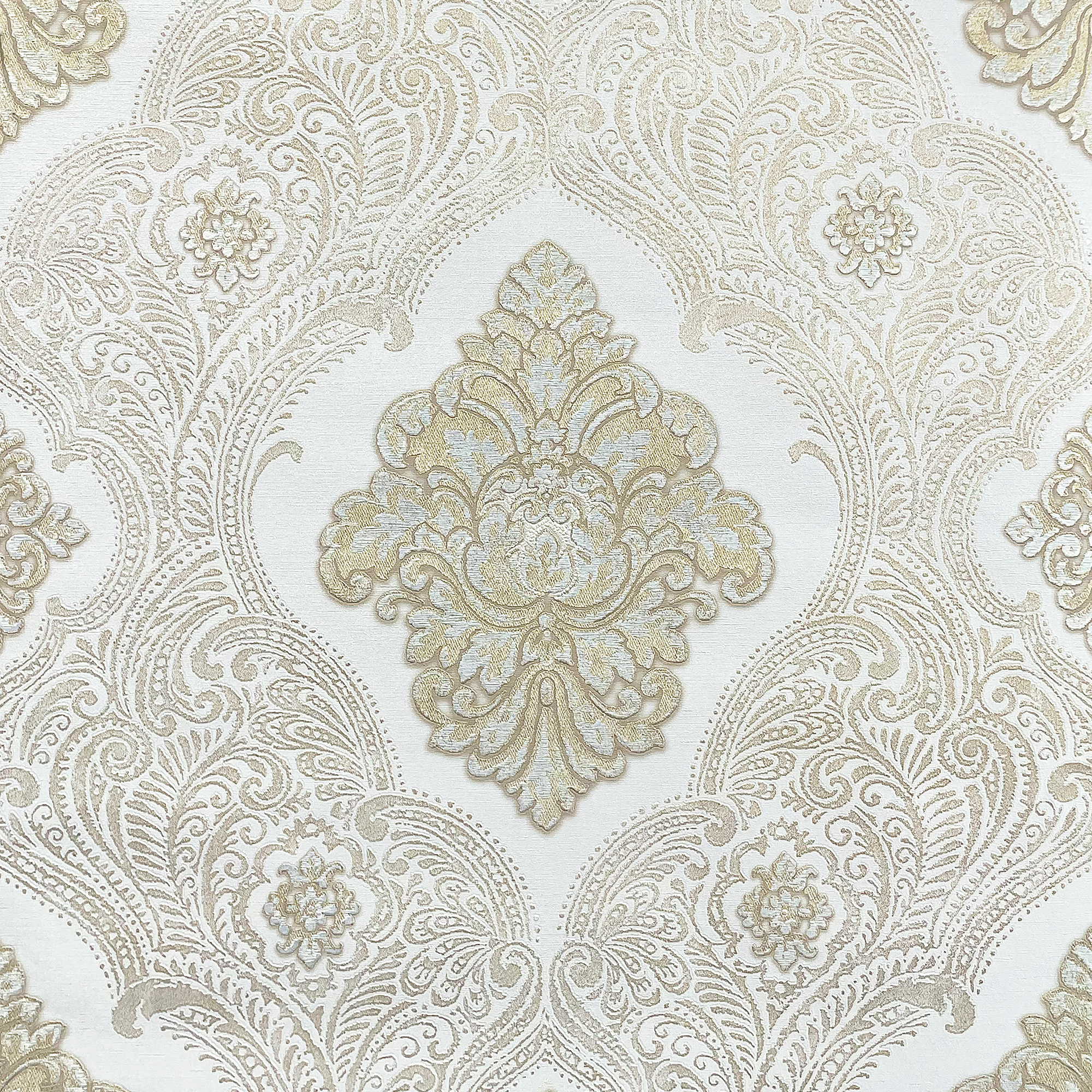 Rasch Ravella Damask Gold Wallpaper - 10m
