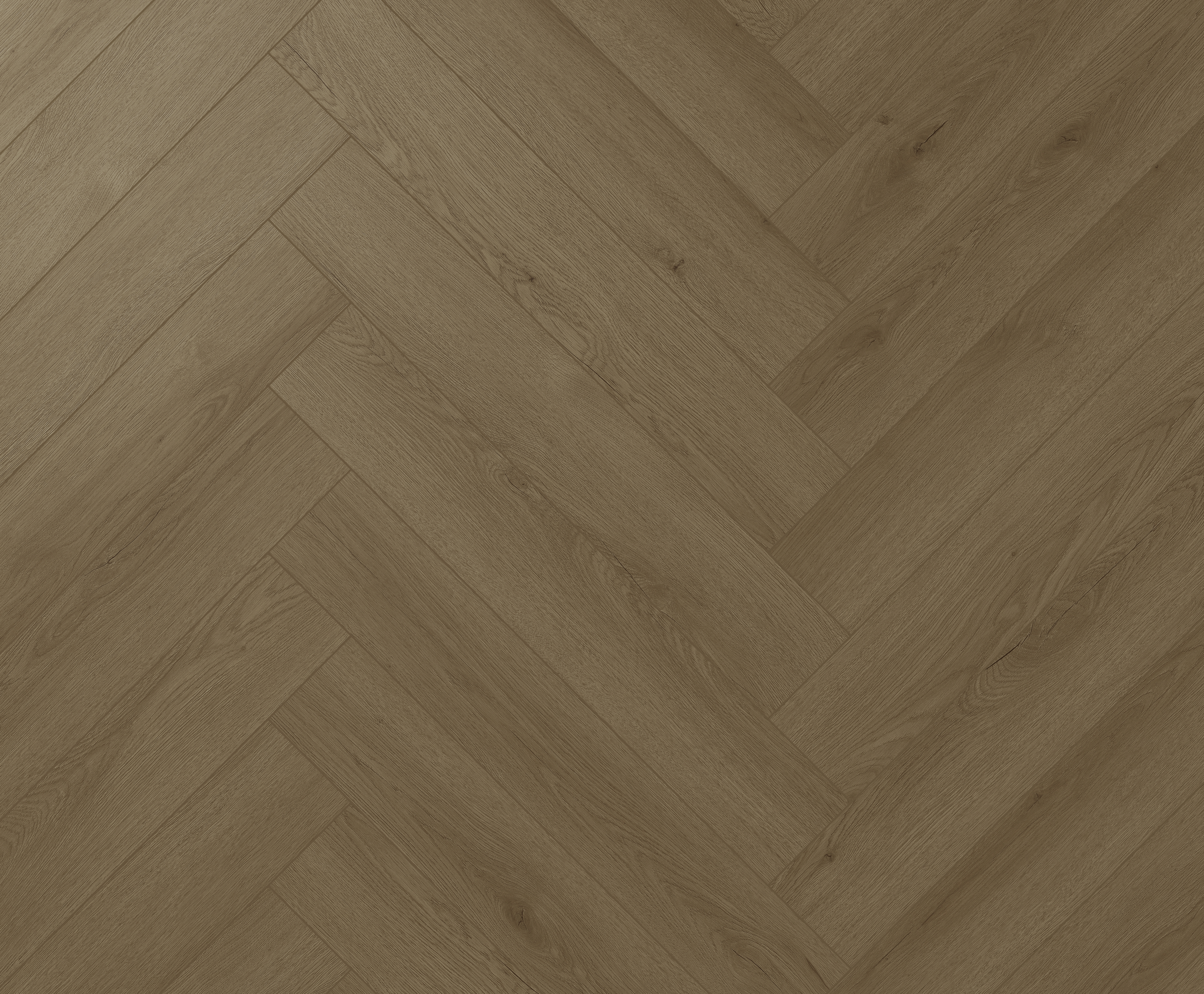 Novocore Brown Oak Herringbone 12mm Water Resistant Laminate Flooring - 2.38m2
