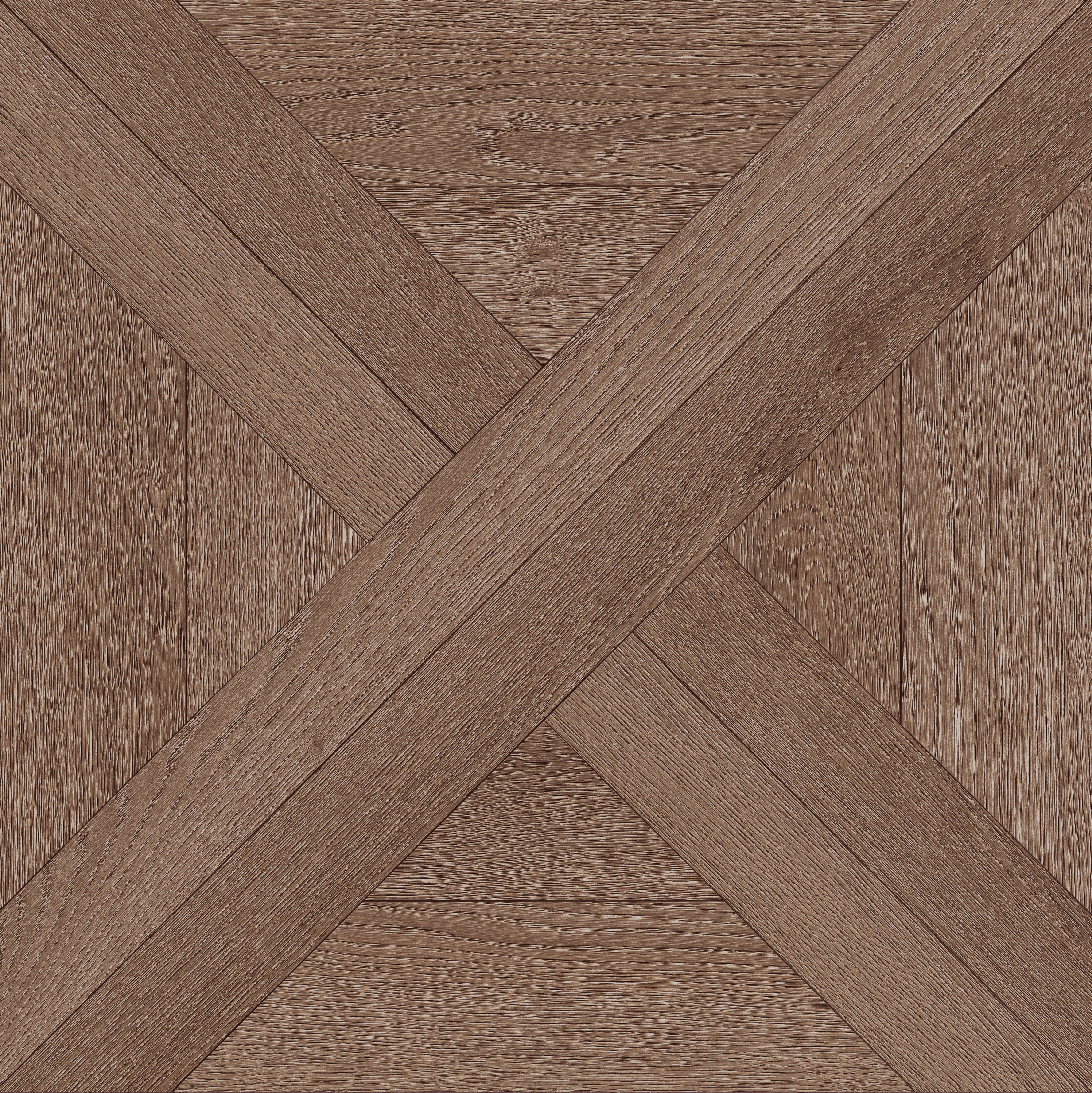 Novocore Brown Oak Parquet SPC Luxury Vinyl Flooring Flooring - 1.8m2
