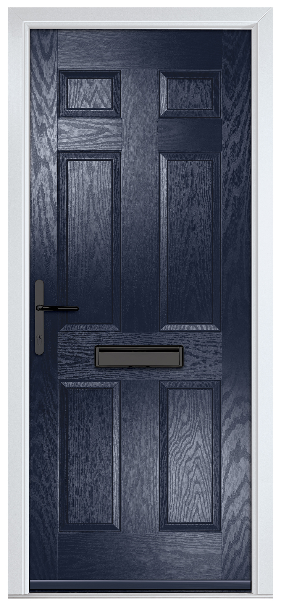 Crystal Muirfield Blue Right Hand GRP Composite Door - 2090mm