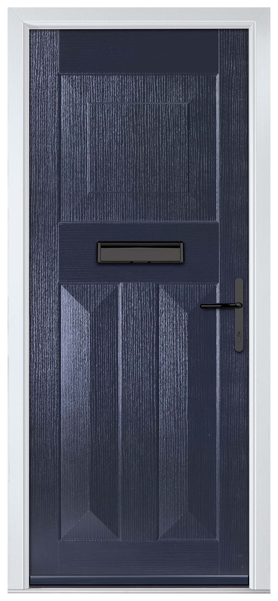 Crystal Eaton Blue Left Hand GRP Composite Door - 2090mm
