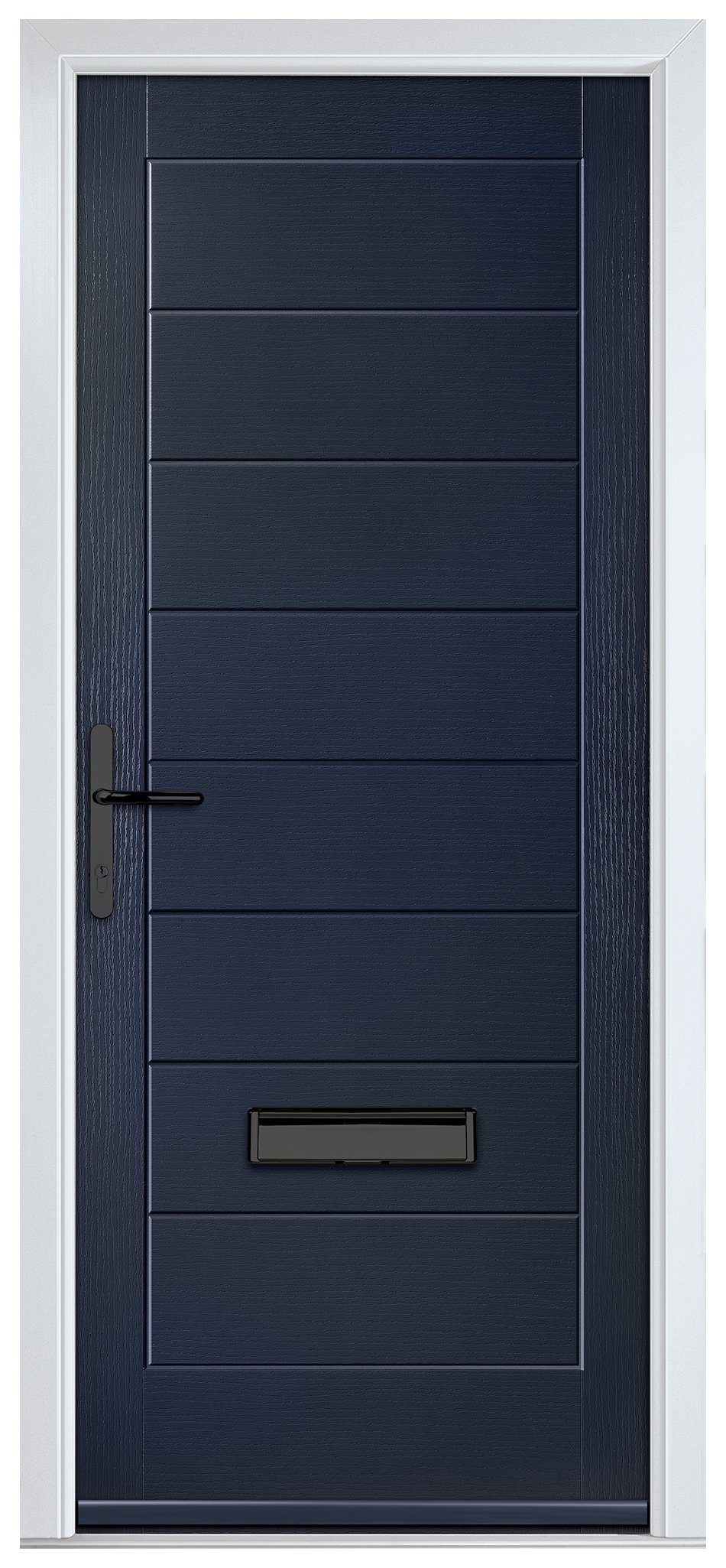 Crystal Monza Blue Right Hand GRP Composite Door - 2090mm