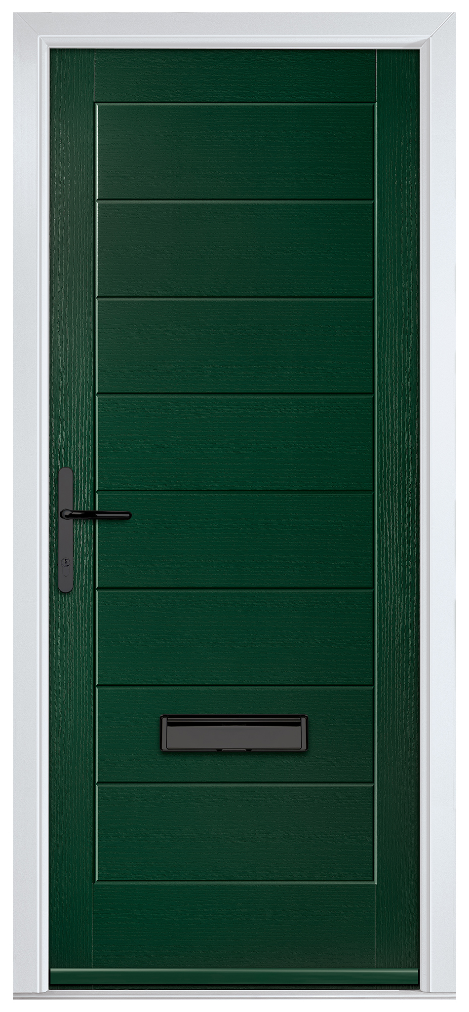 Crystal Monza Green Right Hand GRP Composite Door - 2090mm