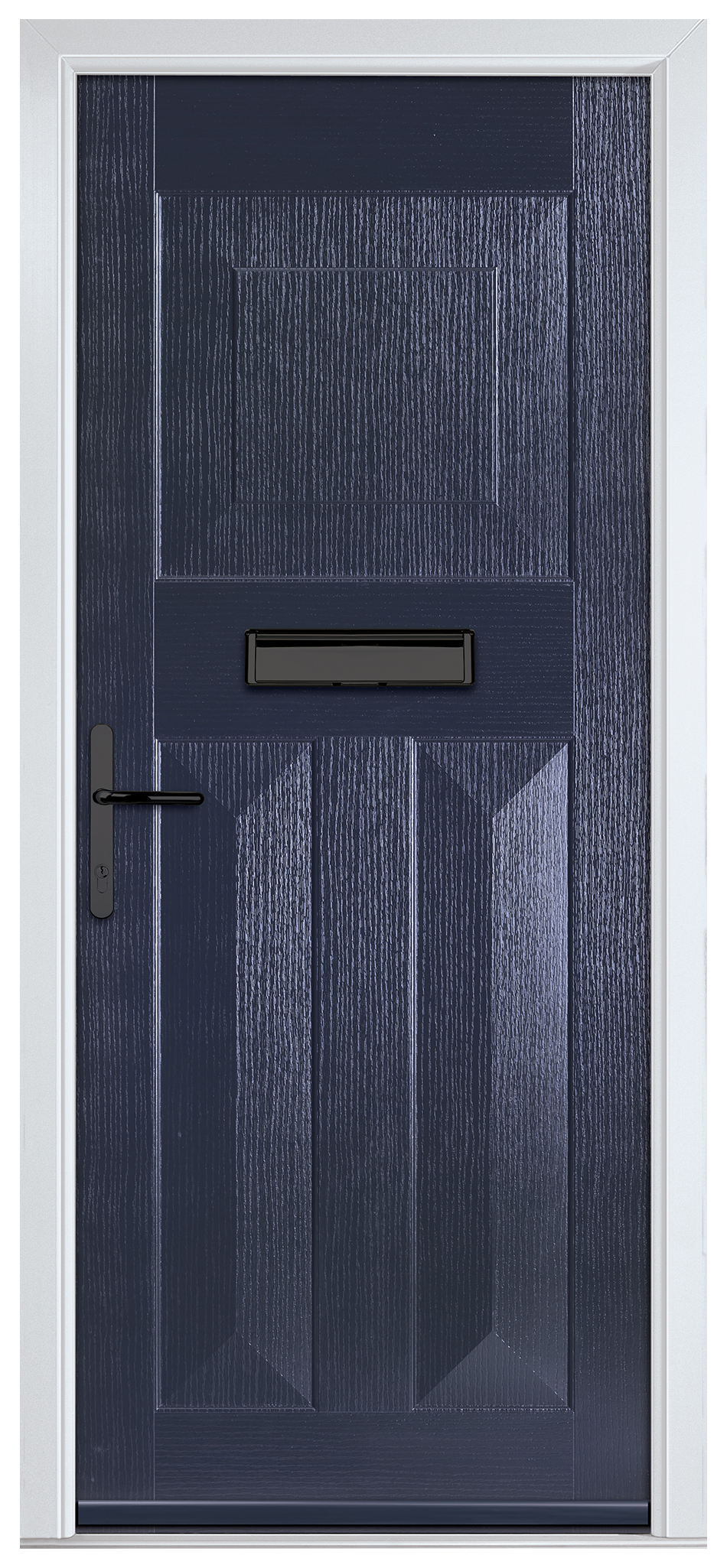 Crystal Eaton Blue Right Hand GRP Composite Door - 2090mm