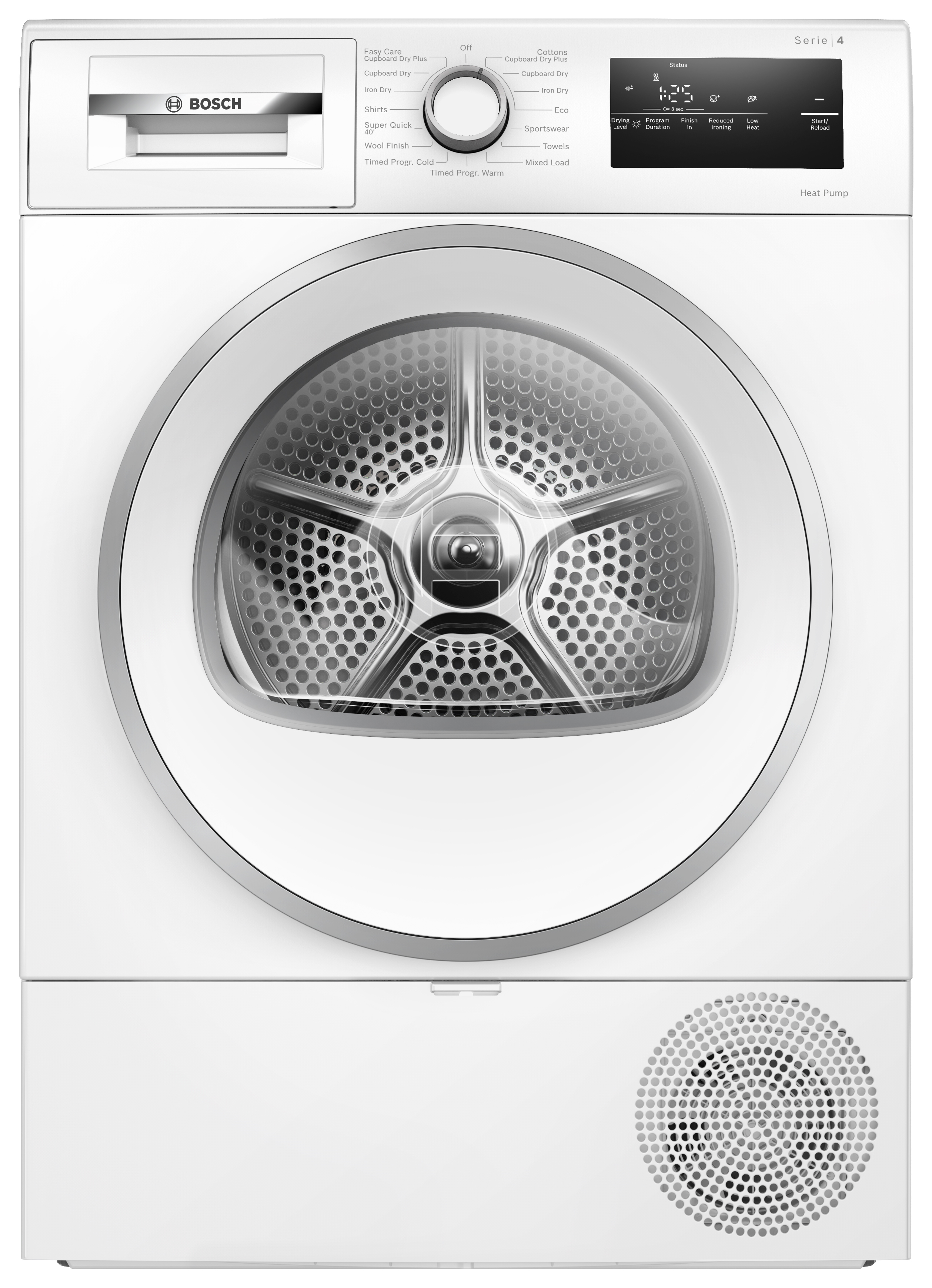 Bosch Series 4 WTH85226GB 8kg Heat pump tumble dryer - White