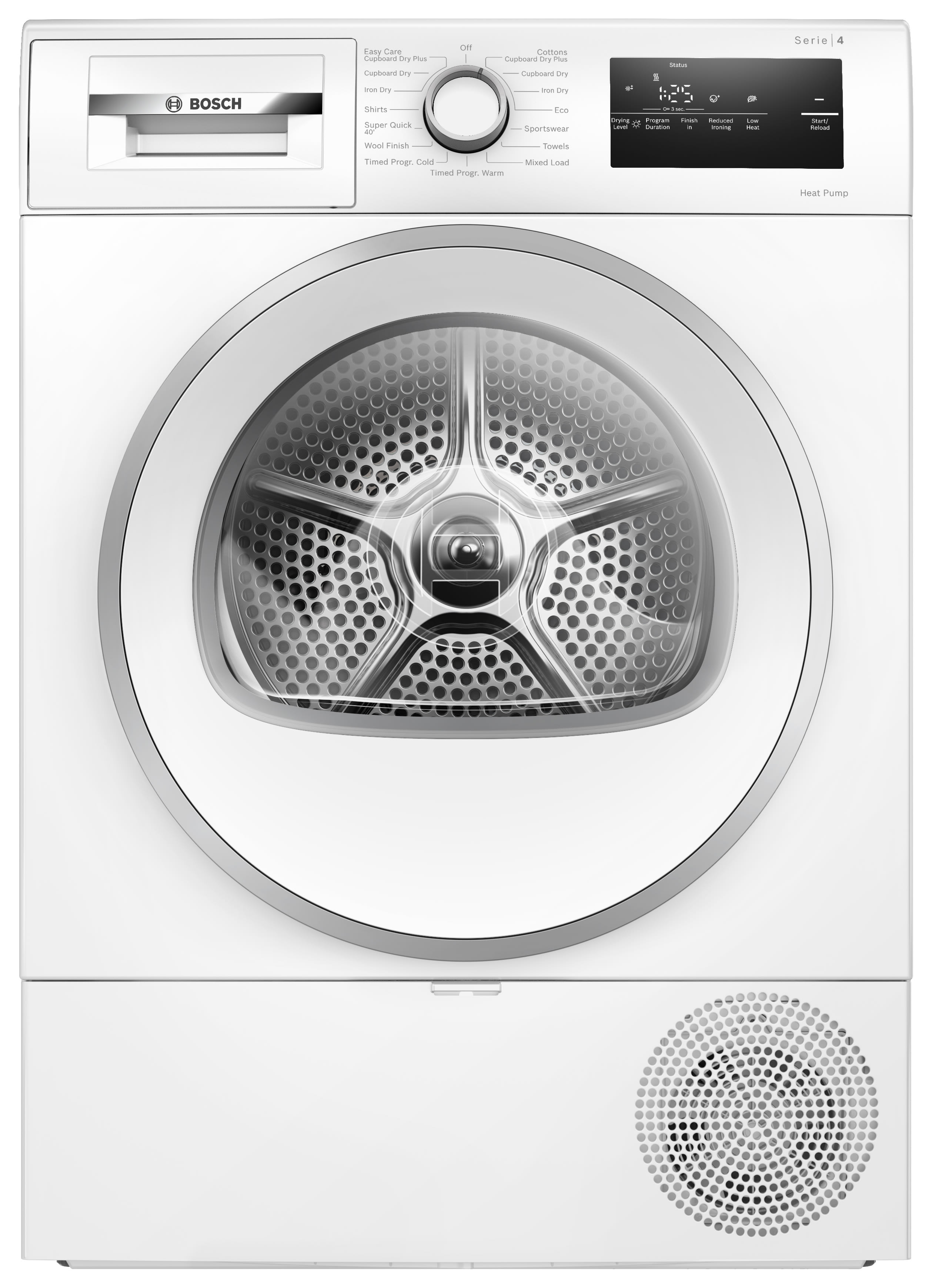 Bosch Series 4 WTH85226GB 8kg Heat pump tumble dryer - White