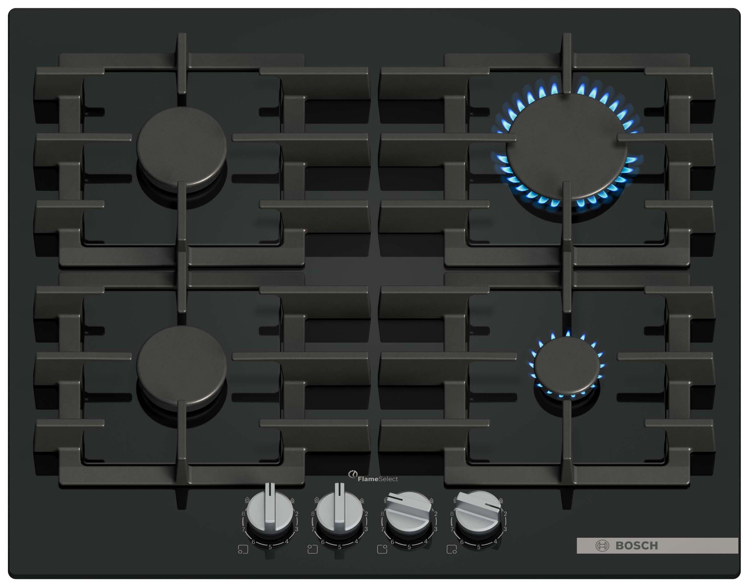 Bosch Series 6 PPP6A6I40 Gas Hob 60cm - Black
