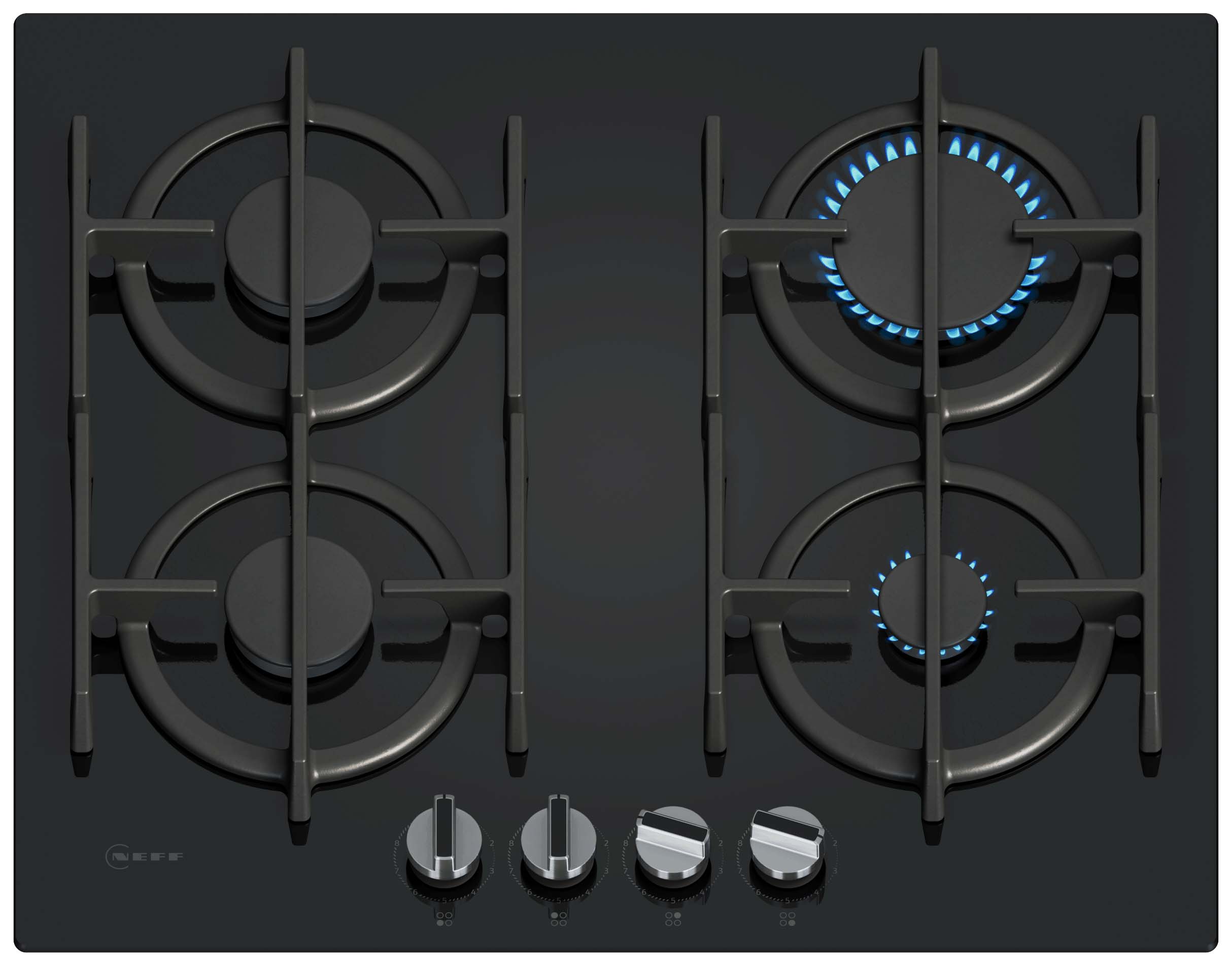 Neff N 70 T26PIP4S0 Gas Hob 60cm - Black