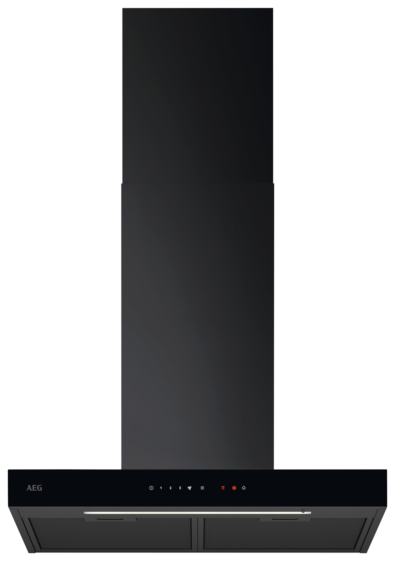 AEG GB67D61HB 60cm Matt Black chimney hood with touch control