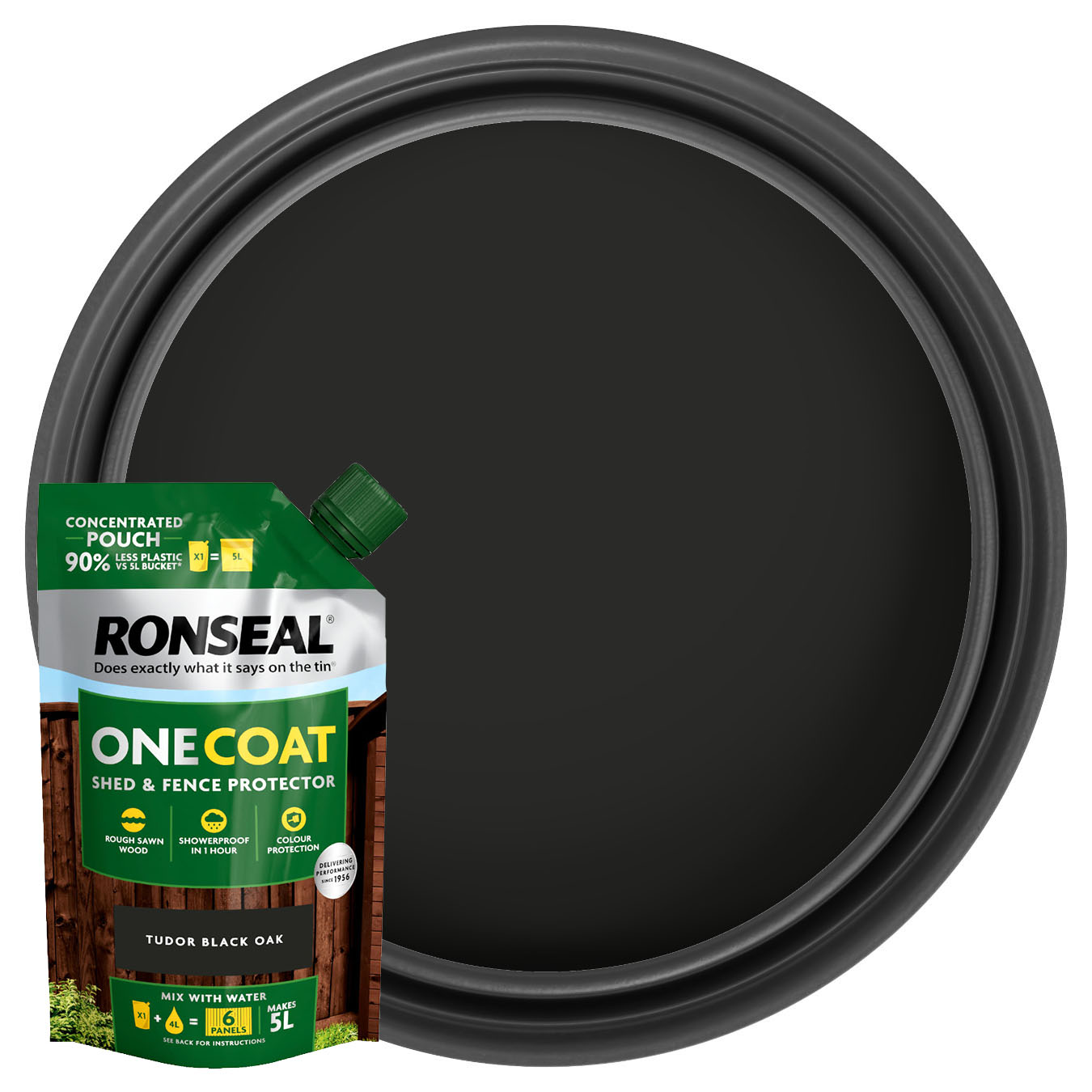 Ronseal One Coat Shed & Fence Refill Pouch -