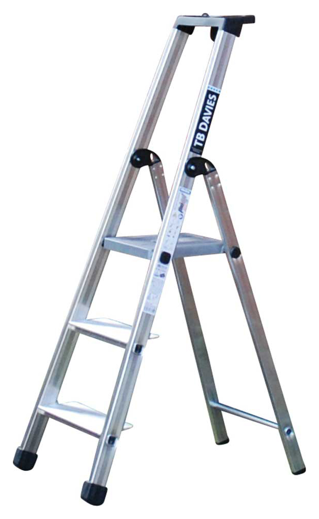 TB Davies 3 Tread MAXI Aluminium Professional Platform Step Ladder