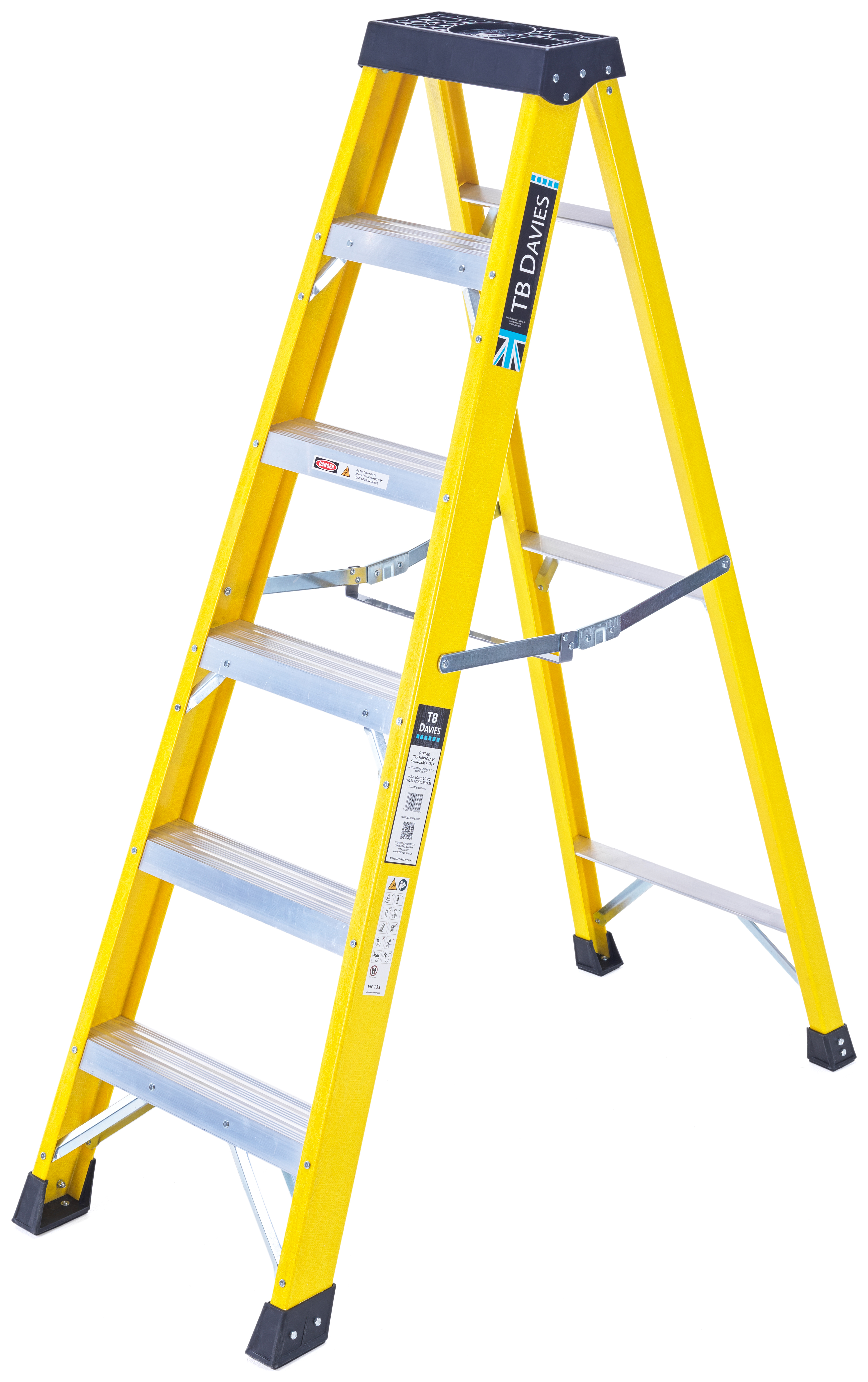 TB Davies 6 Tread INSUL8-S Fibreglass Professional Swingback Step Ladder
