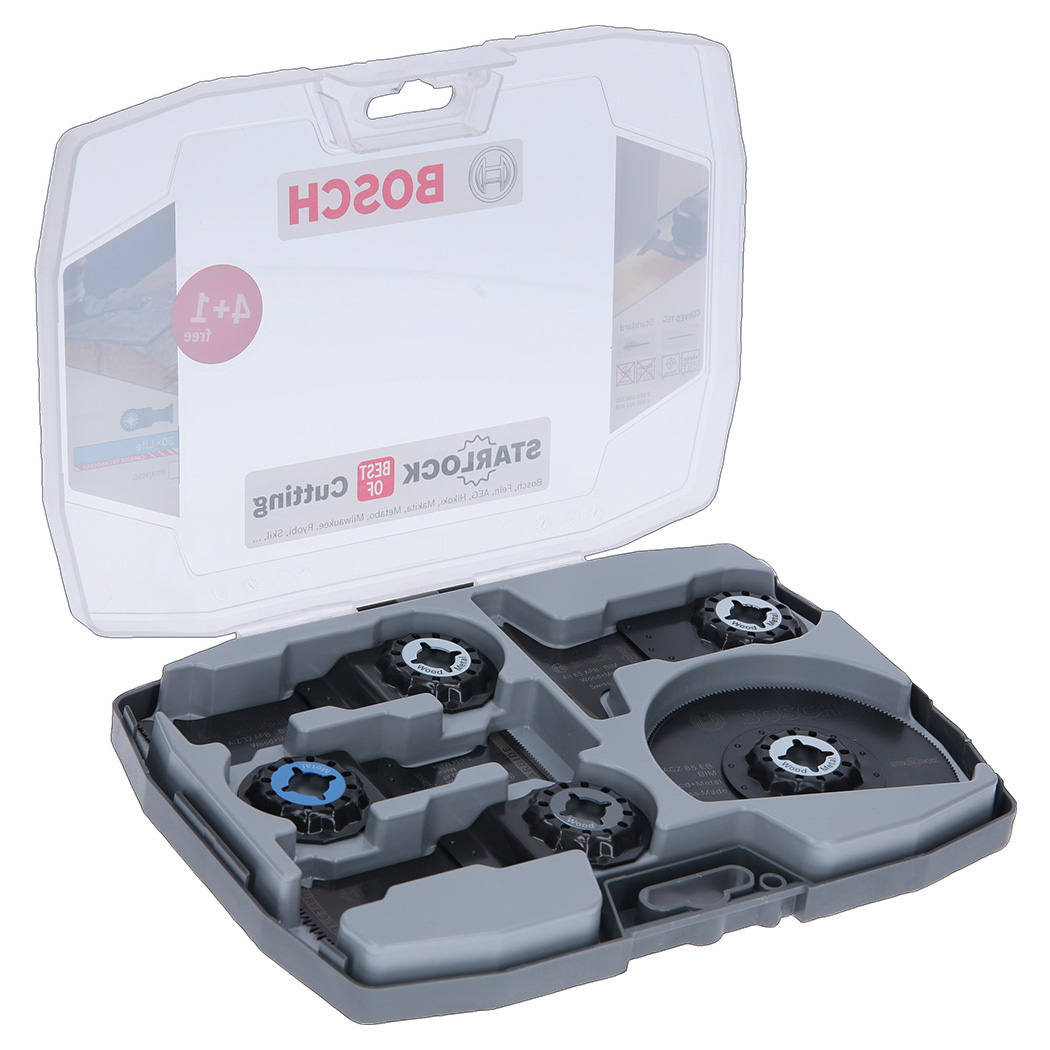 Bosch 5 Piece Starlock Wood and Metal Multi Tool Accessories Set
