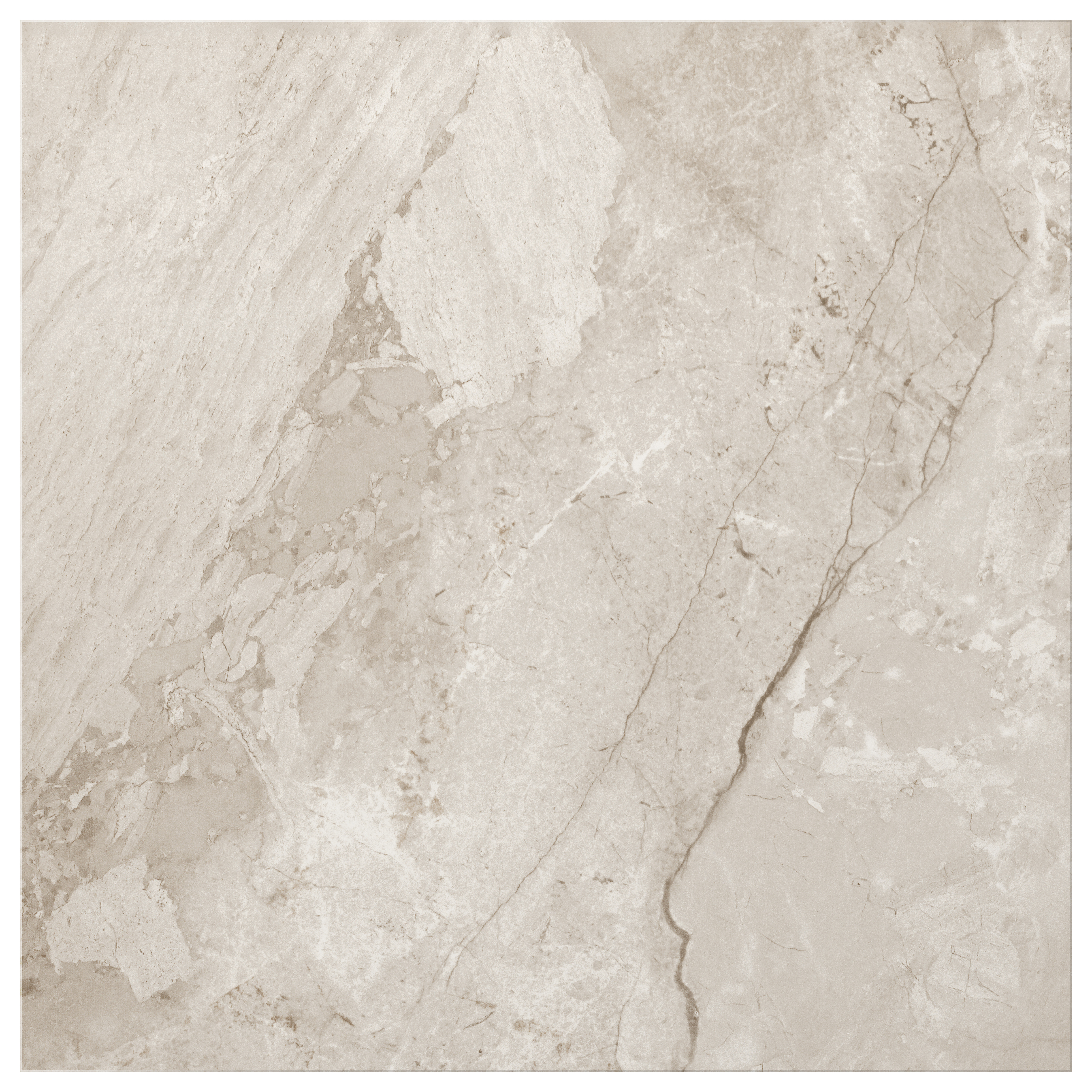 Wickes Mandarin Greige Matt Porcelain Wall & Floor Tile - 600 x 600mm - Sample