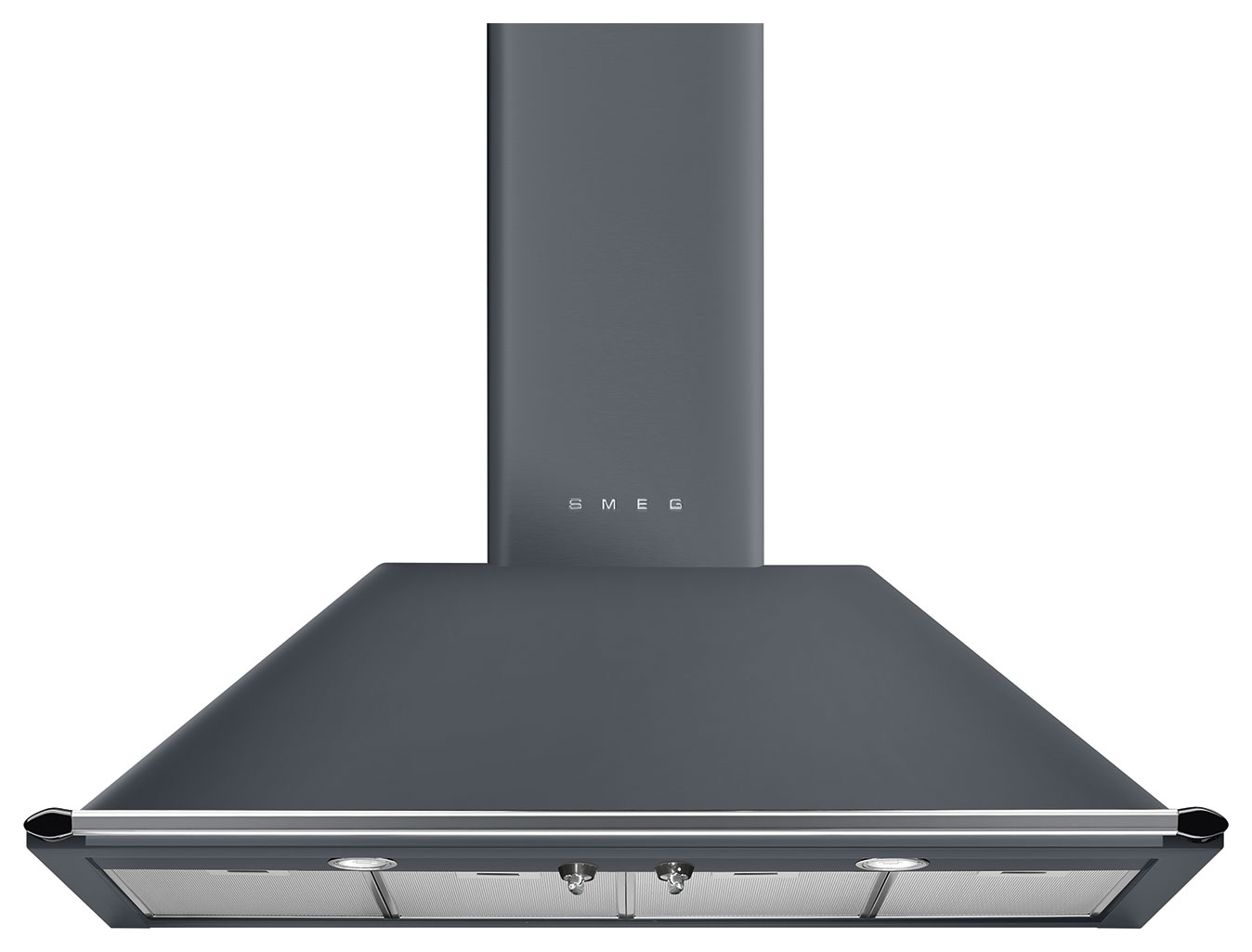 Smeg KT110GRE 110cm Victoria Chimney Hood - Slate Grey
