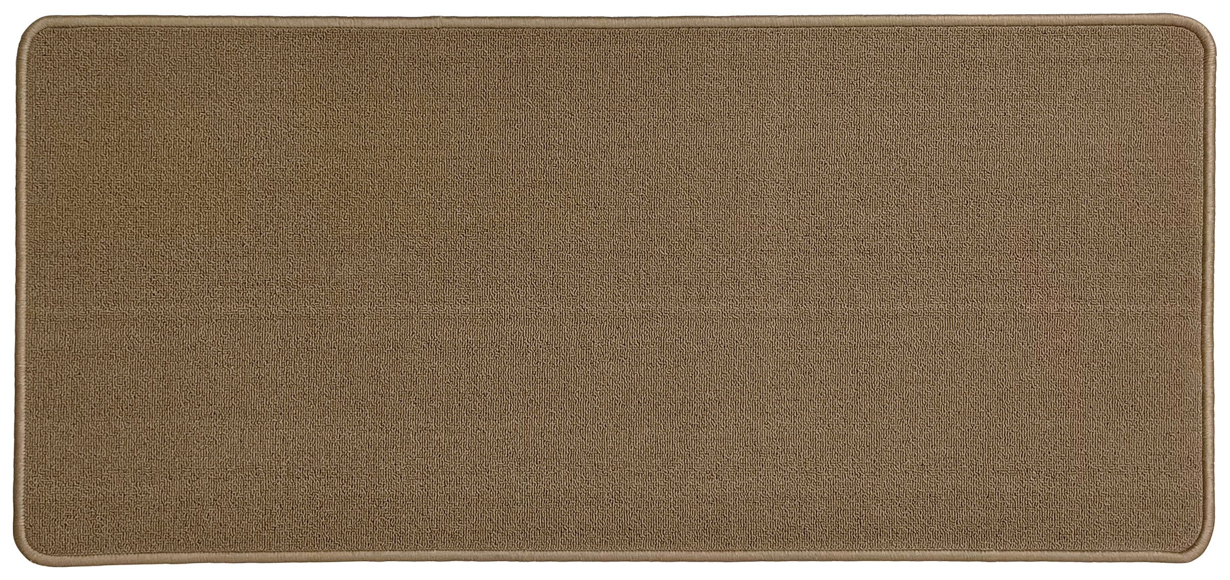 Mocha Plain Loop Washable Runner - 57 x 120cm
