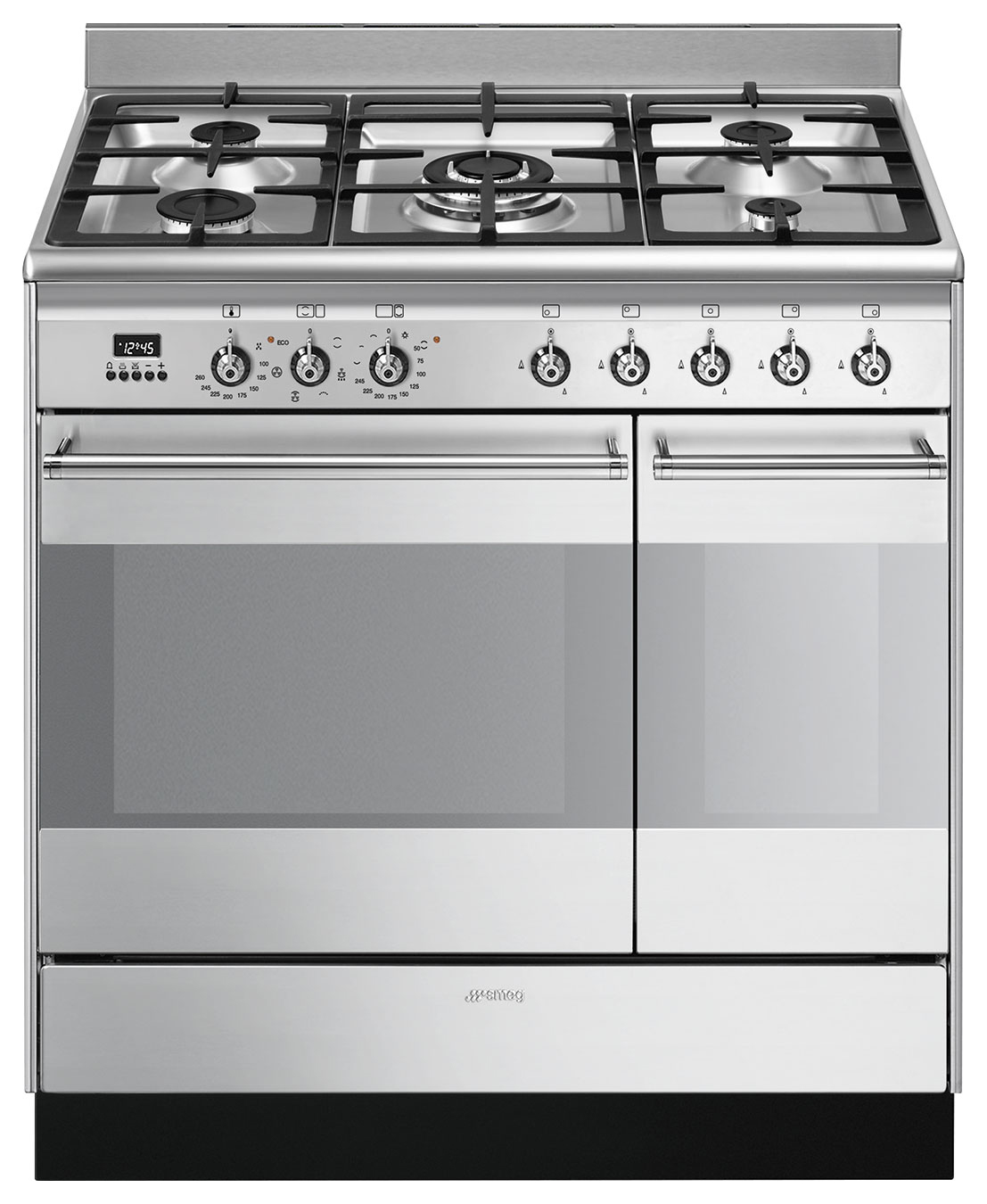 Smeg SUK92MX9-1 90cm Concert Dual Fuel Range Cooker - Stainless Steel
