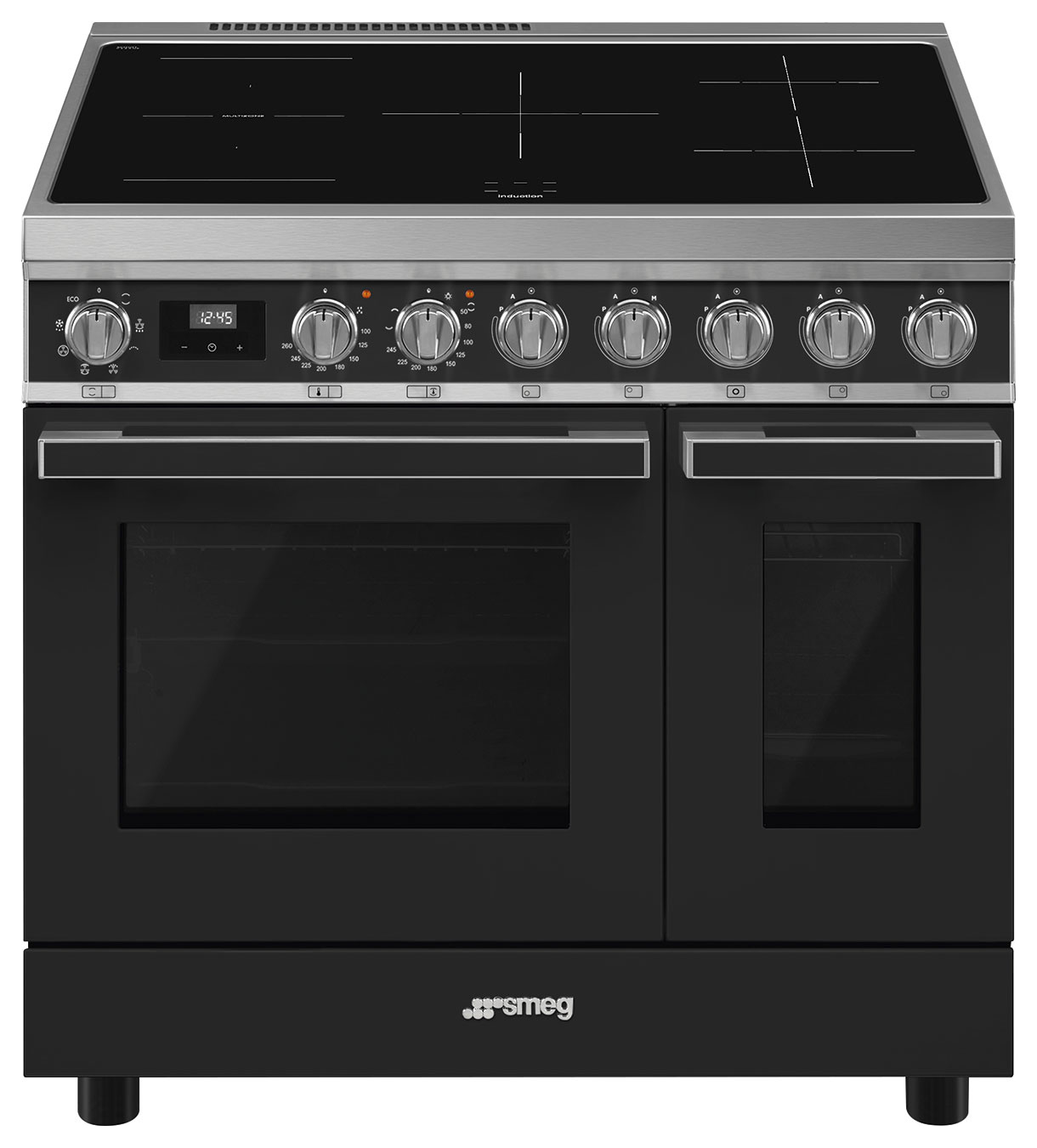 Smeg CPF92IMA 90cm Portofino Electric Range Cooker - Anthracite