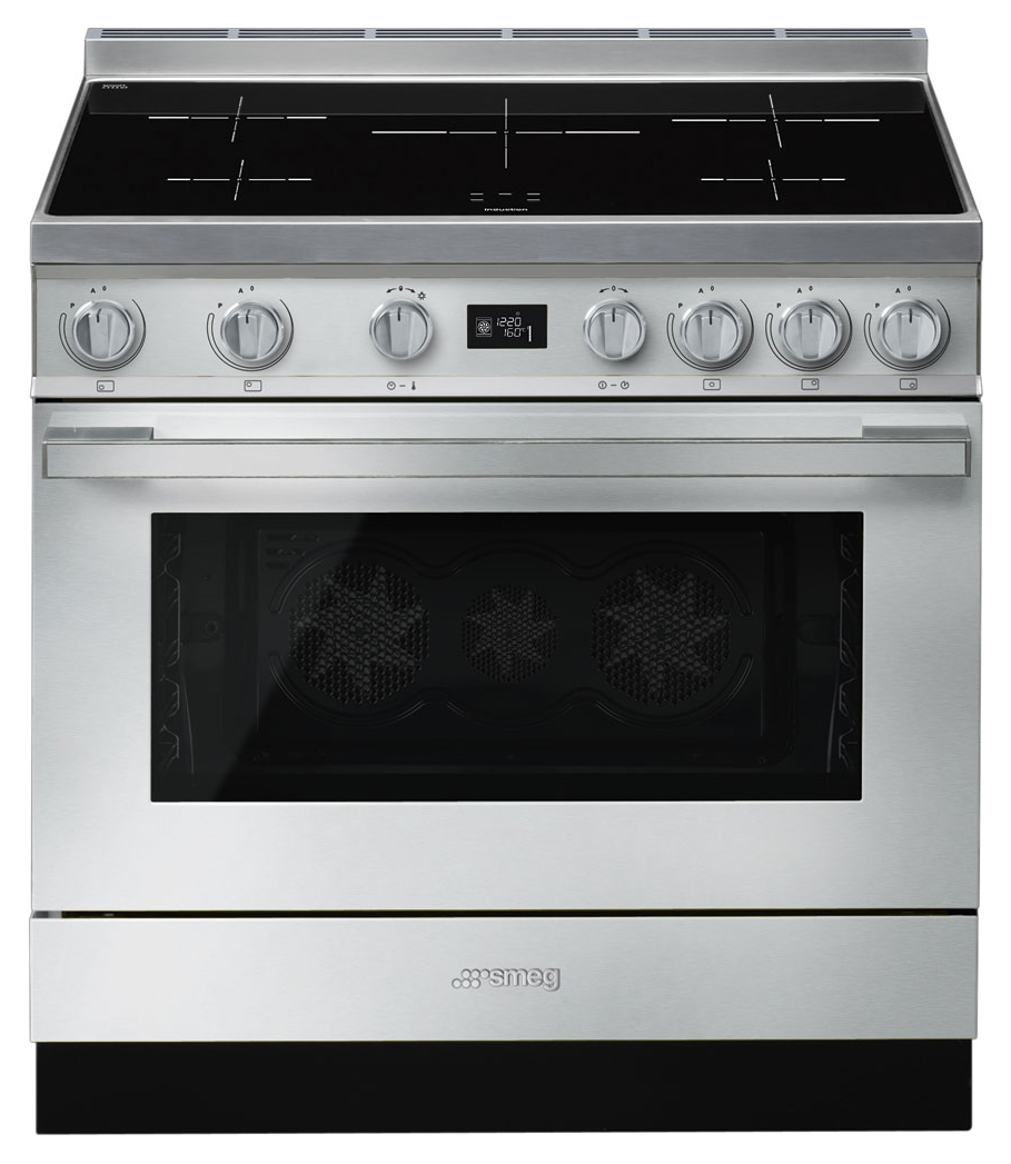 Smeg CPF9IPX 90cm Portofino Electric Range Cooker - Stainless Steel