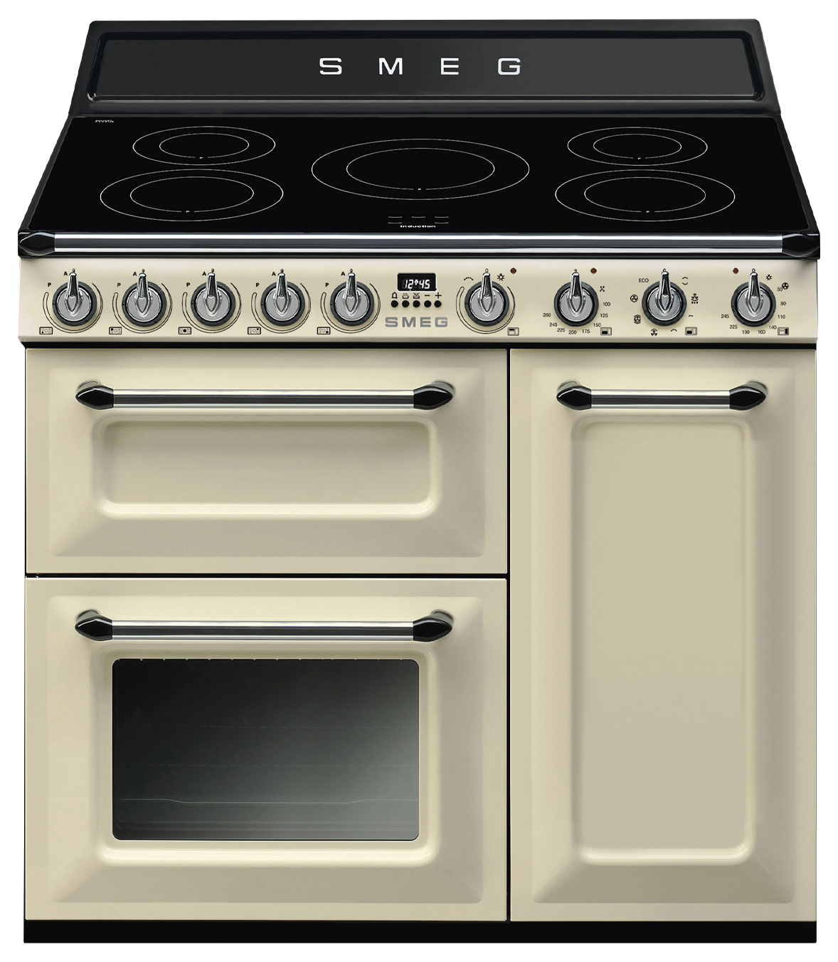 Smeg TR93IP2 90cm Victoria Electric Range Cooker- Cream