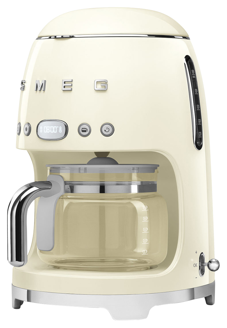 Smeg DCF02CRUK Drip Coffee Machine - Cream