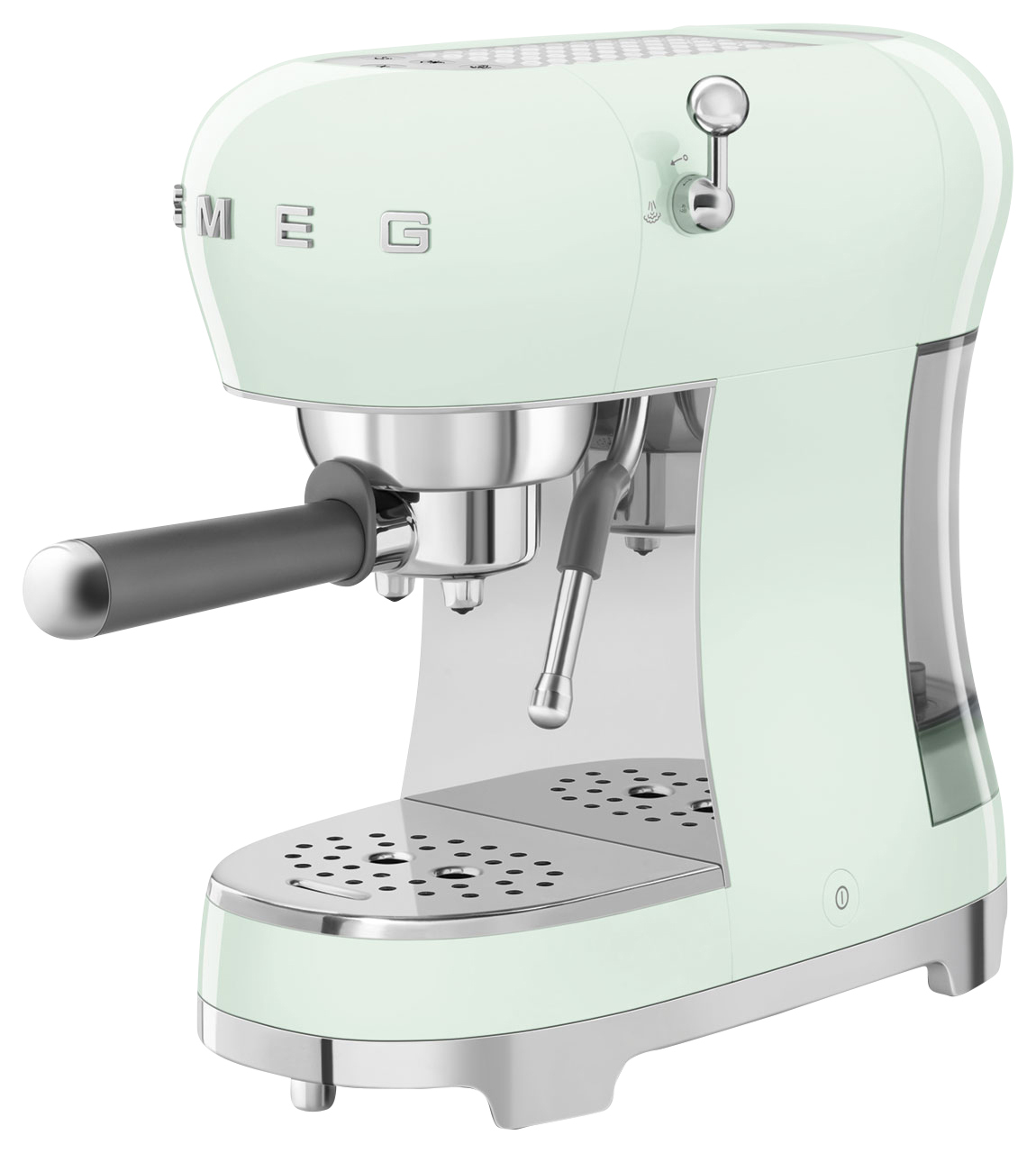 Smeg ECF02PGUK Espresso Coffee Machine - Pastel Green