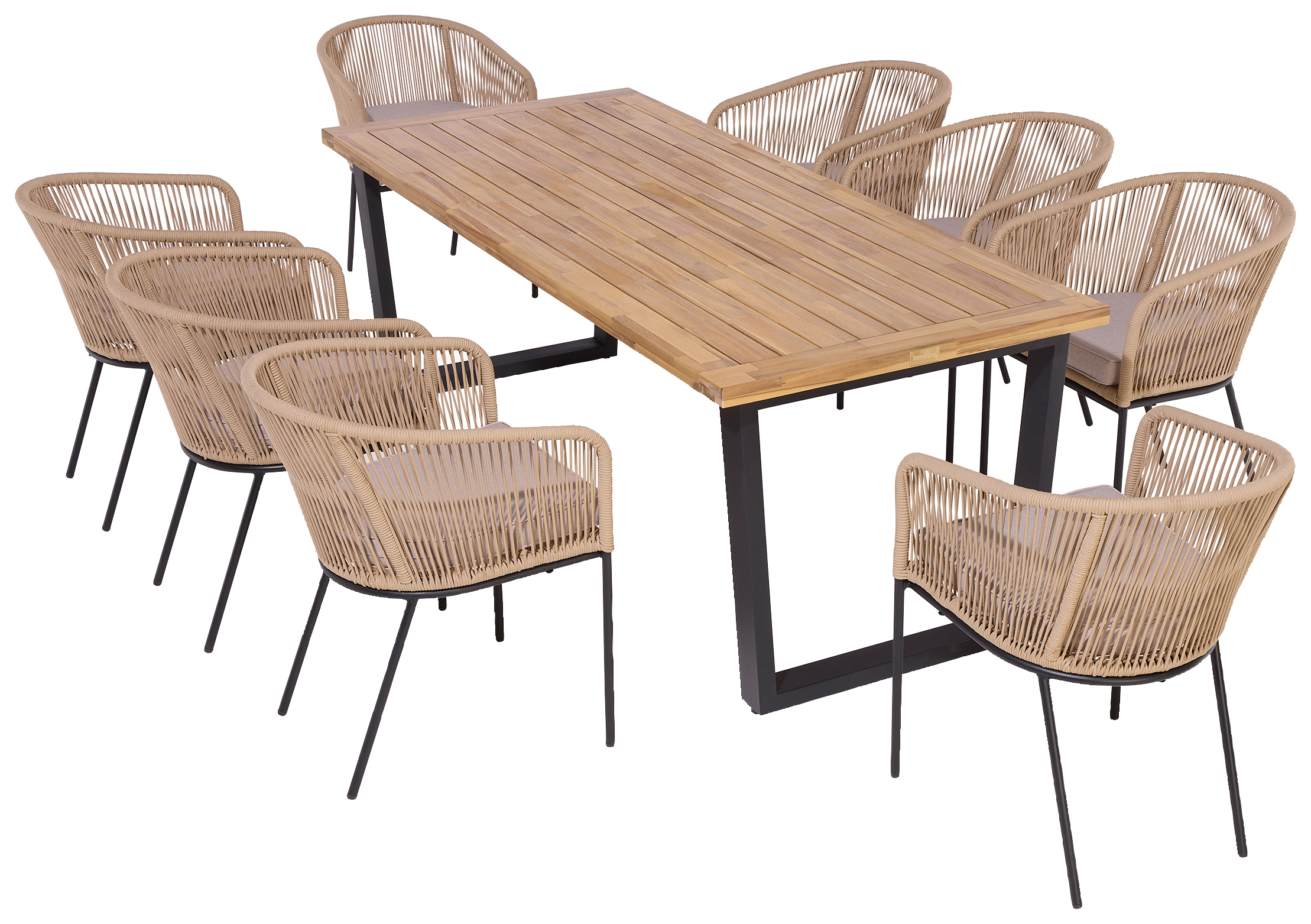 Rowlinson Oslo 8 Seat Dining Set