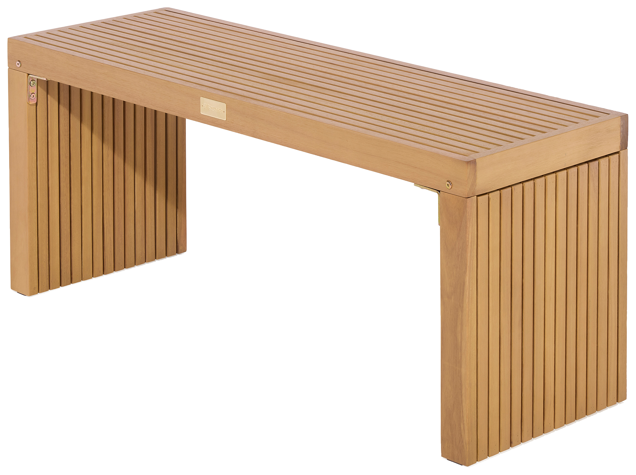 Rowlinson Kyoto 2 Seat Contemporary Hardwood Bench