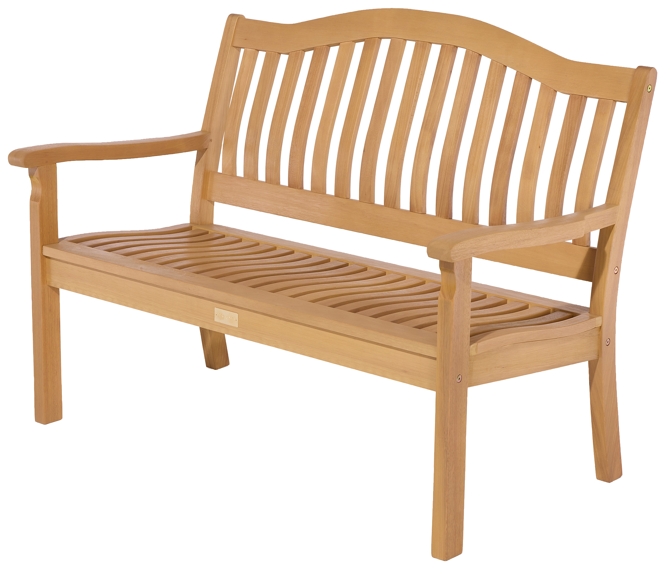 Rowlinson Hemsway 2 Seat Hardwood Bench