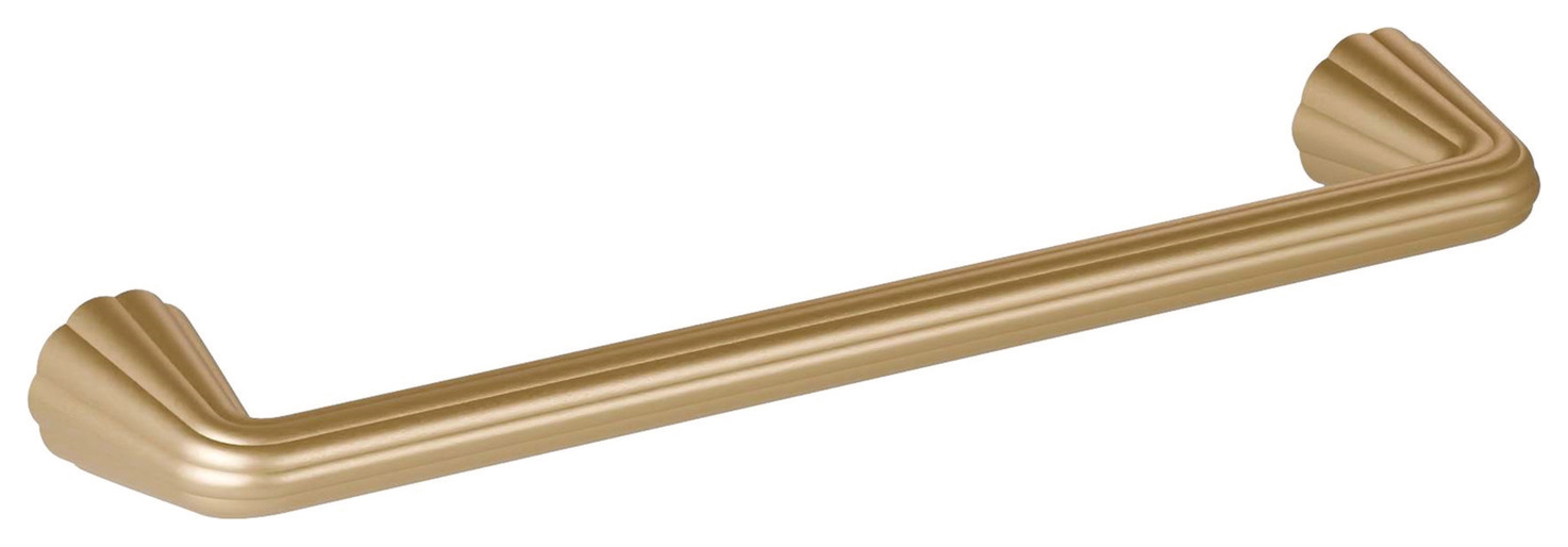 Hafele Scallop Gold Pull Handle for Bathrooms - 160mm