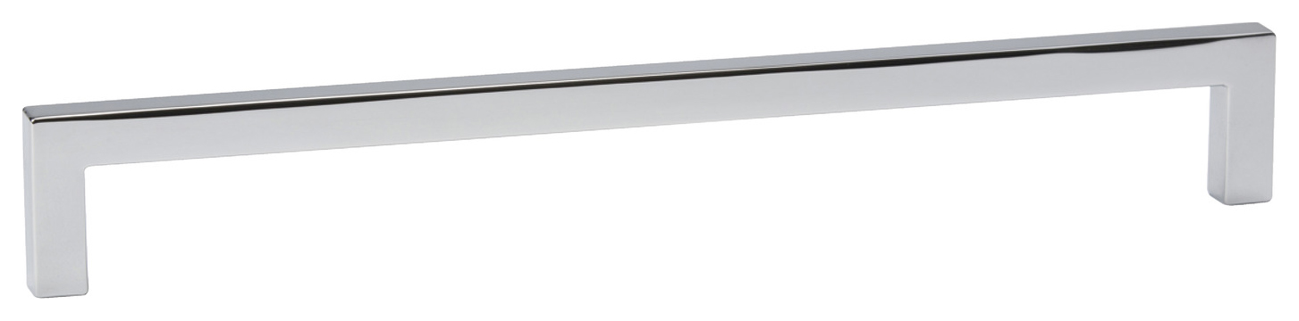 Hafele Rectangle Chrome Pull Handle for Bathrooms - 128mm
