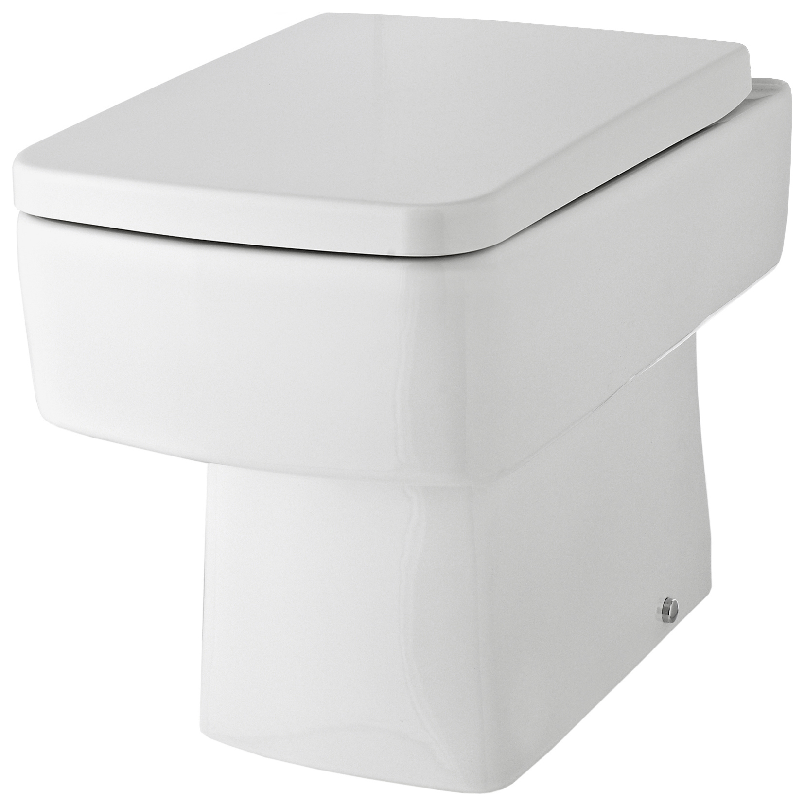 Nuie Bliss Back to Wall Pan, Concealed Cistern & Square Soft Close Seat