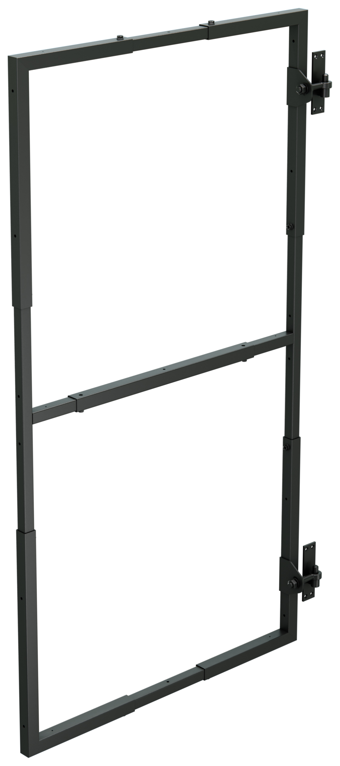 Gatemate Adjustable Steel Gate Frame Kit - Black