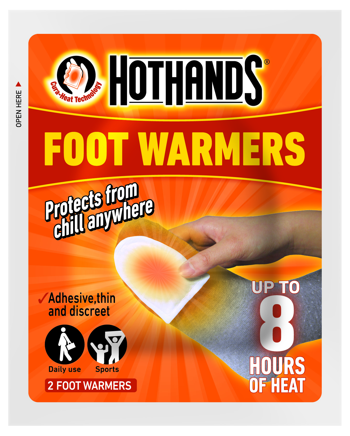 Hot Hands Foot Wamers - Pair