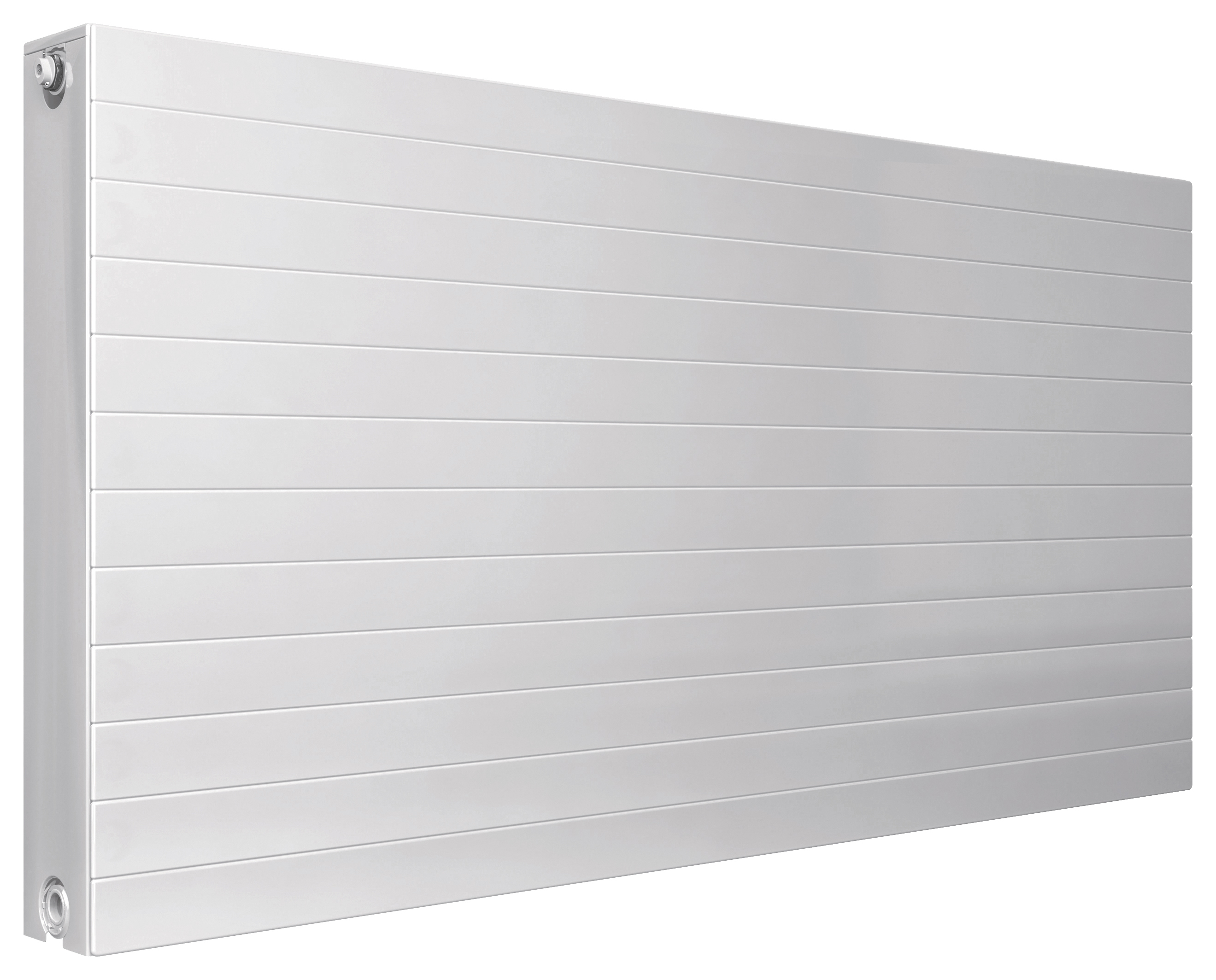 Henrad by Stelrad White Everest Double Panel Horizontal Designer Radiator - 500 x 900mm