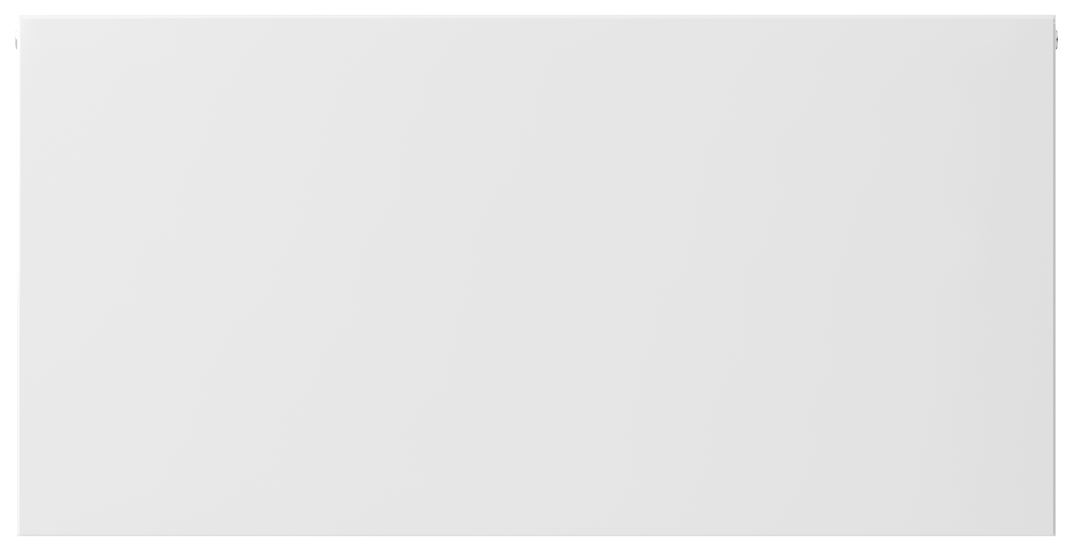 Henrad by Stelrad White Plan Single Panel Horizontal Designer Radiator - 300mm