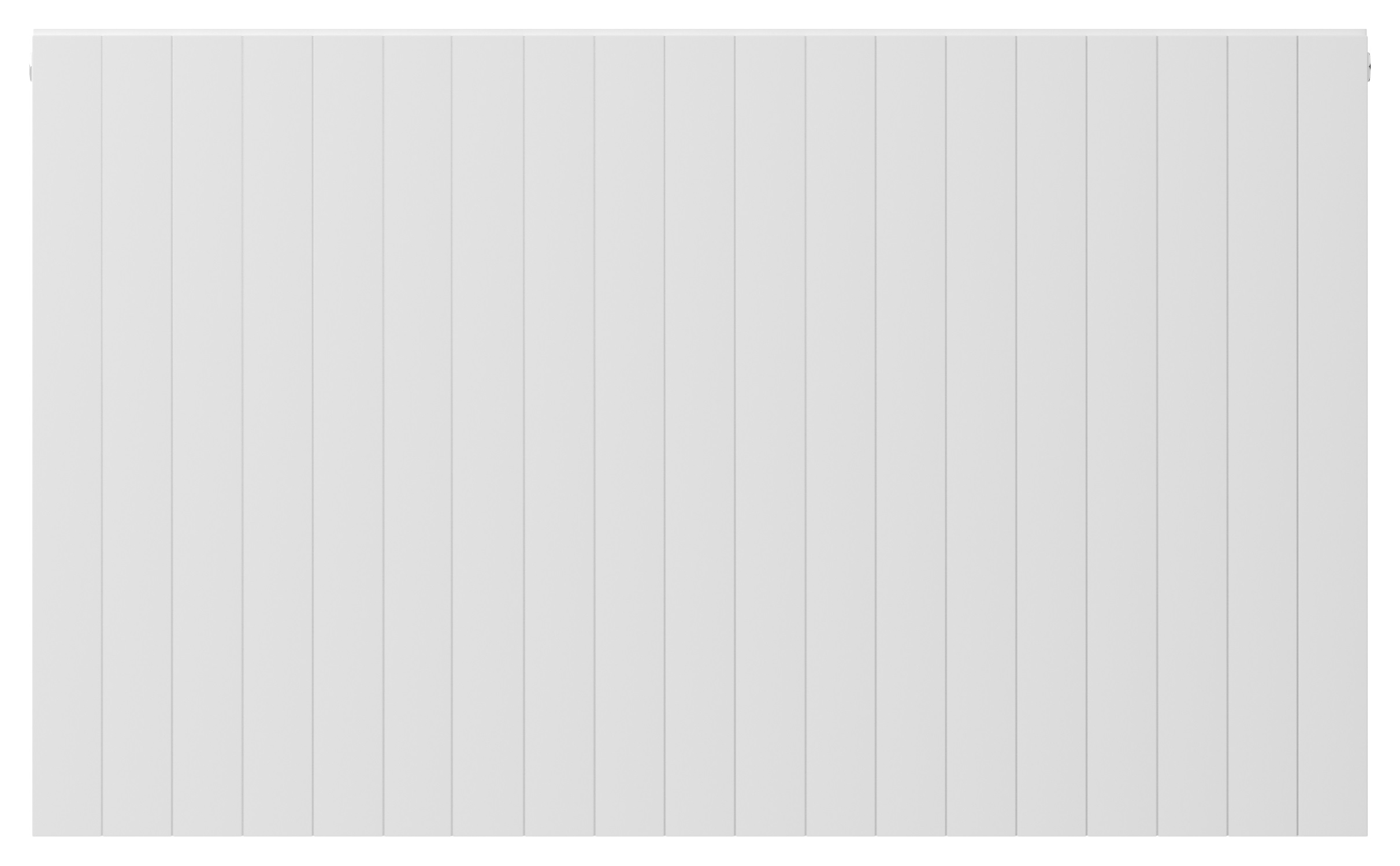 Henrad by Stelrad White Silhouette Double Panel Horizontal Designer Radiator - 500mm