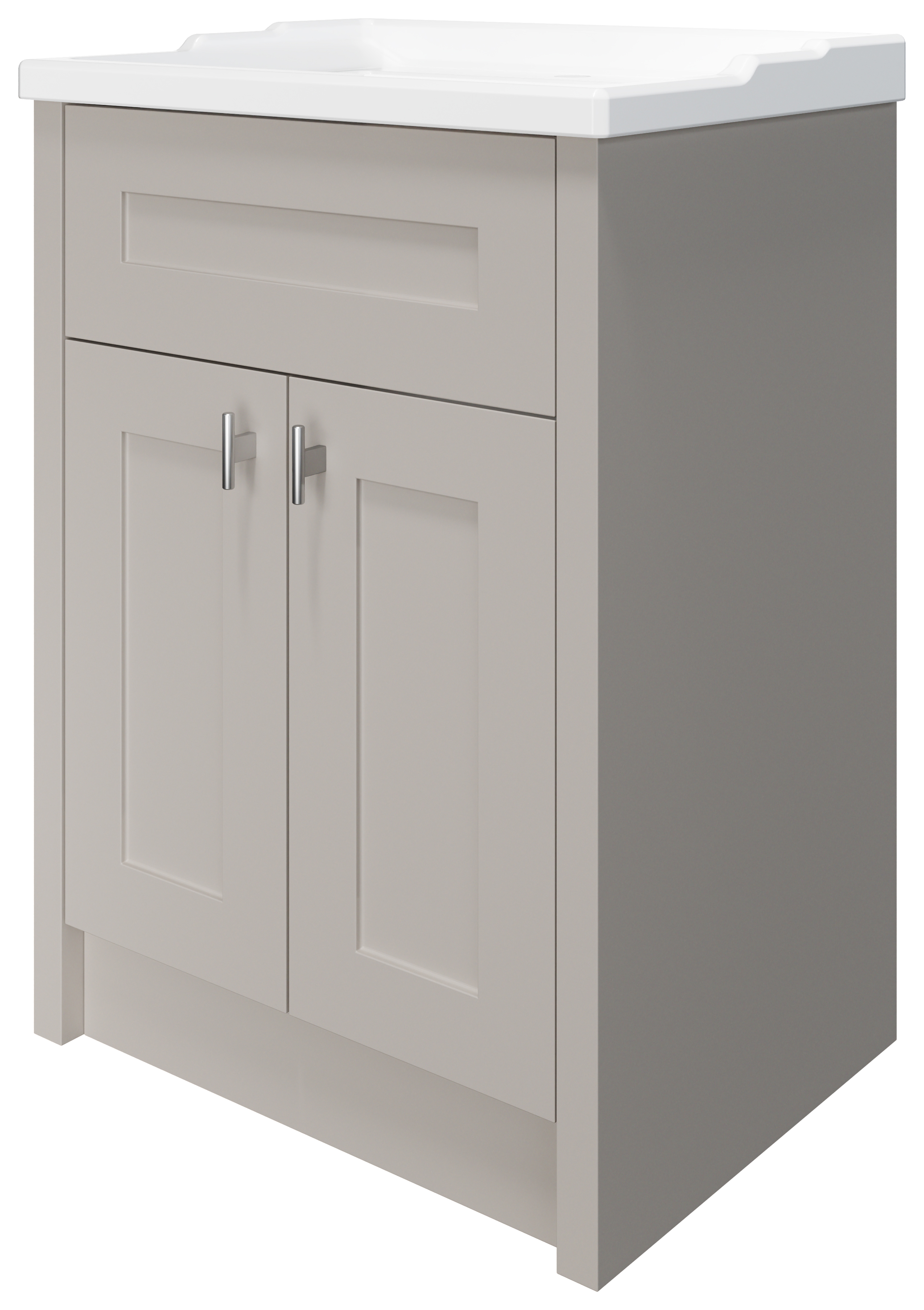 Wickes Hayman Matt Chashmere Traditional Freestanding Vanity Unit & Hayman Basin - 873 x 600mm