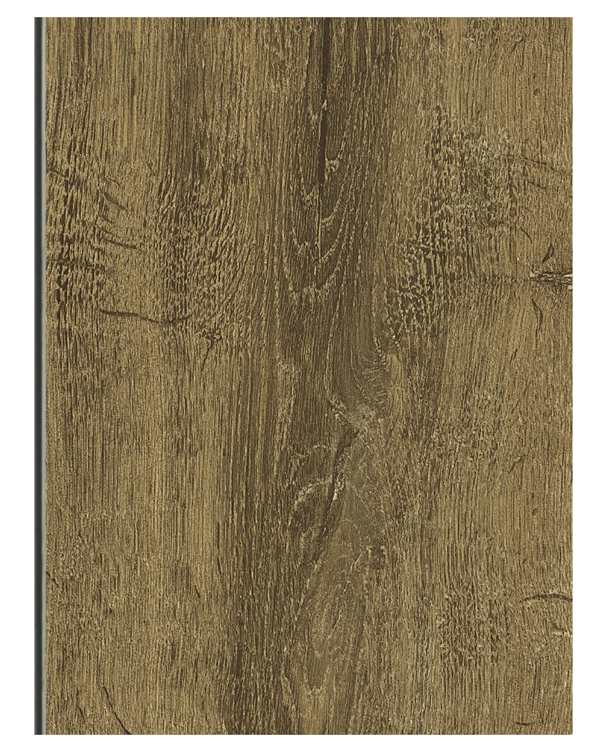 Novocore Medium Brown Oak Luxury Vinyl Flooring with Integrated Underlay - Sample