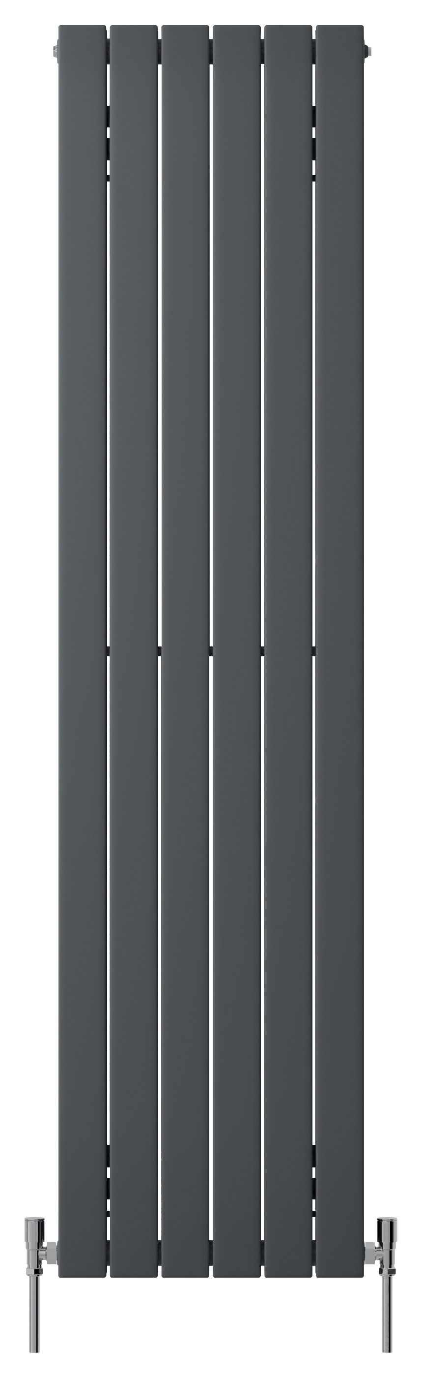 Henrad by Stelrad Grey Verona Concept Double Panel Vertical Designer Radiator - 1800mm