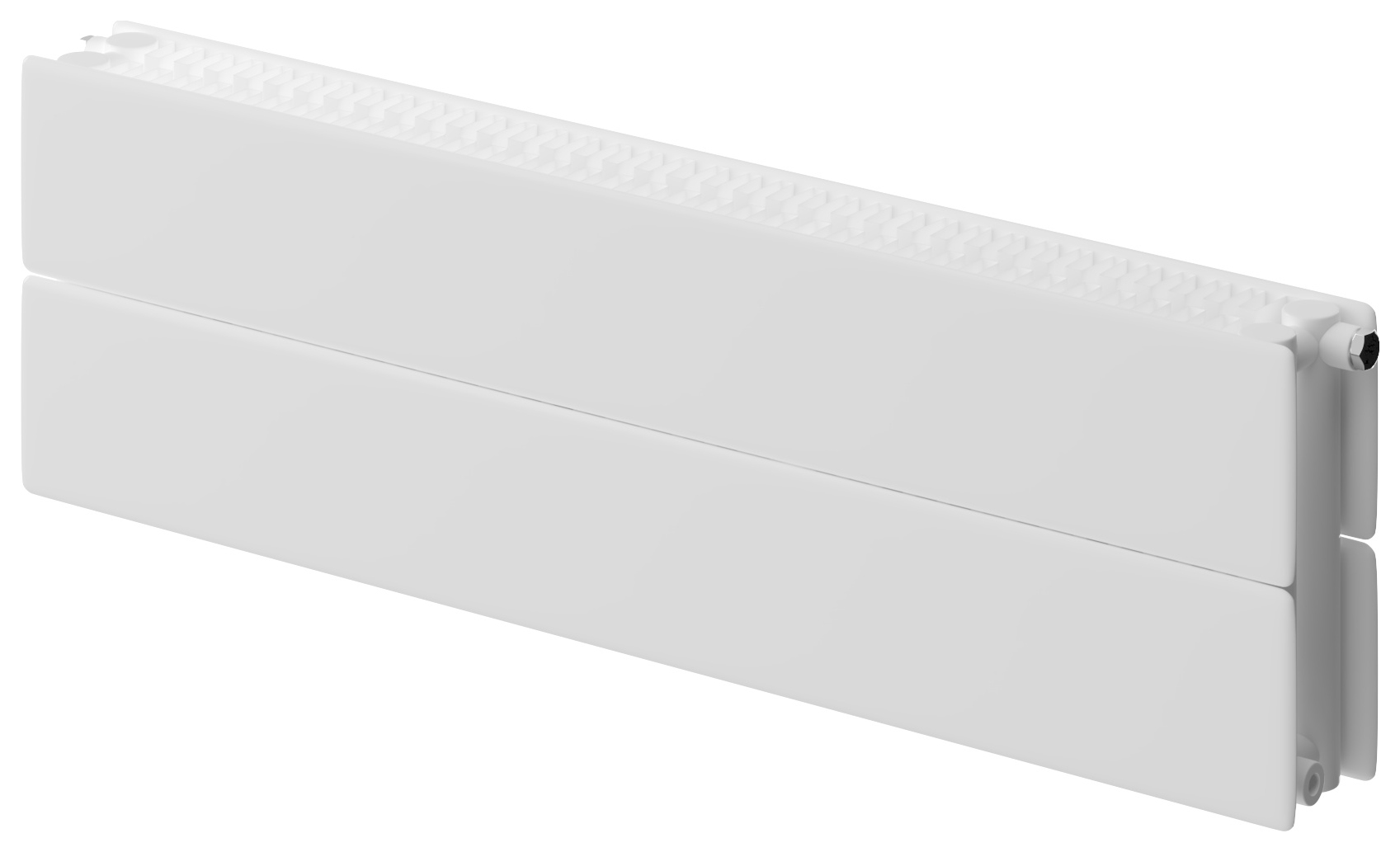 Henrad by Stelrad White Verona Lo-Line Double Panel Designer Radiator - 148mm