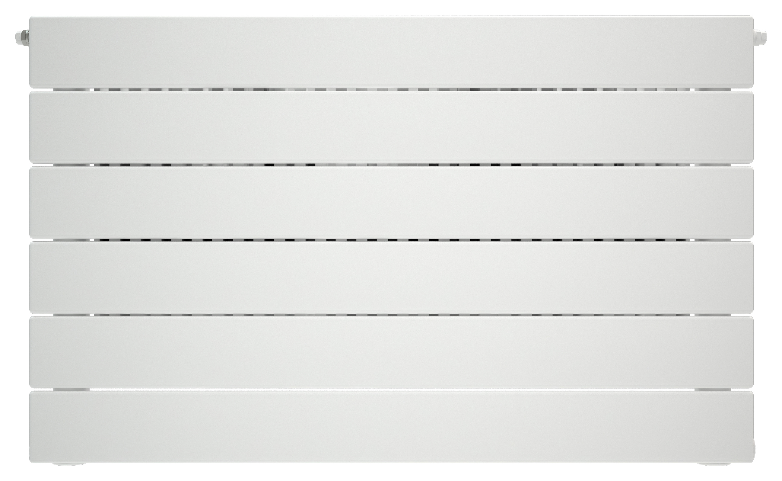 Henrad by Stelrad White Verona Plane Double Panel Designer Radiator - 444mm