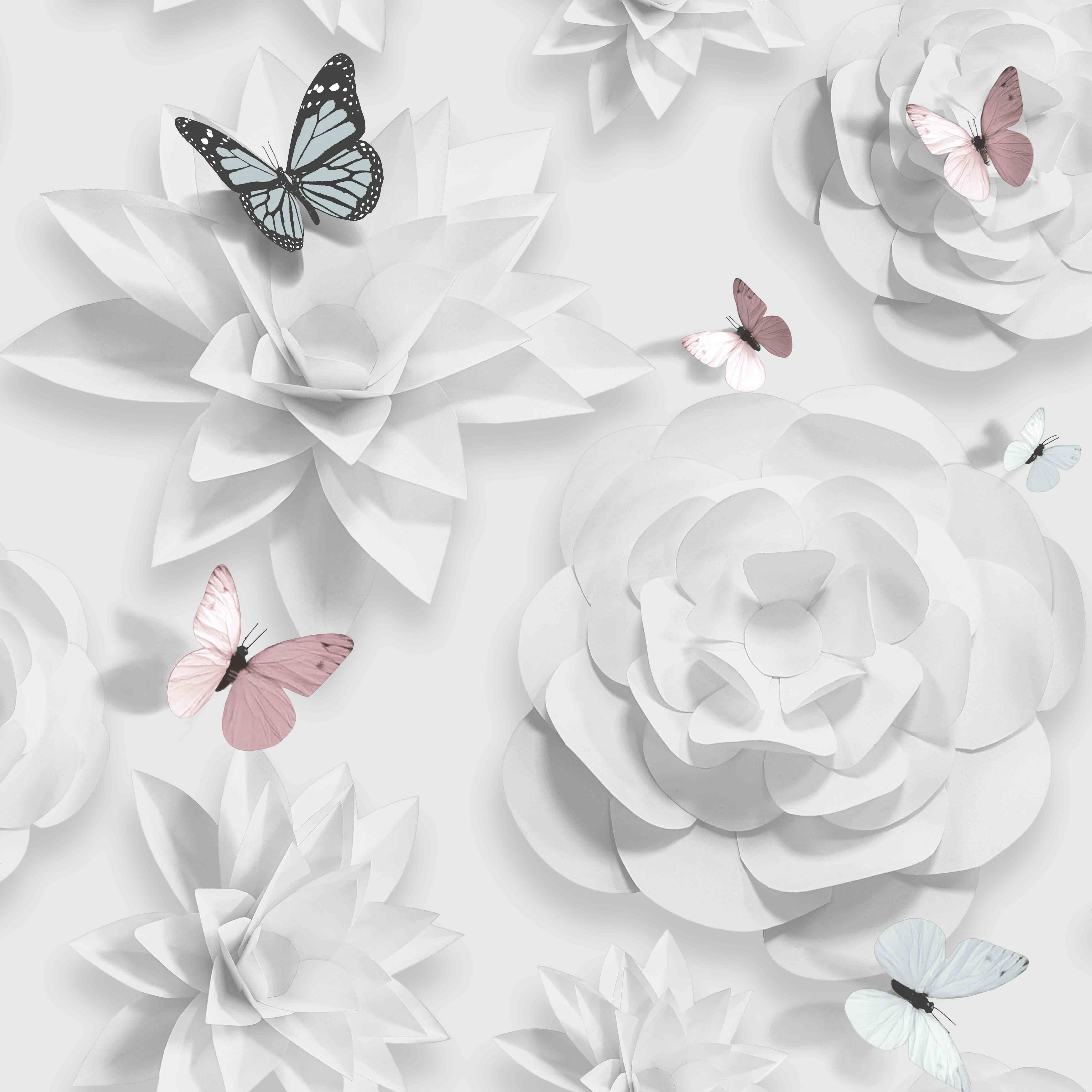 Superfresco Easy Origami Florals Wallpaper Sample