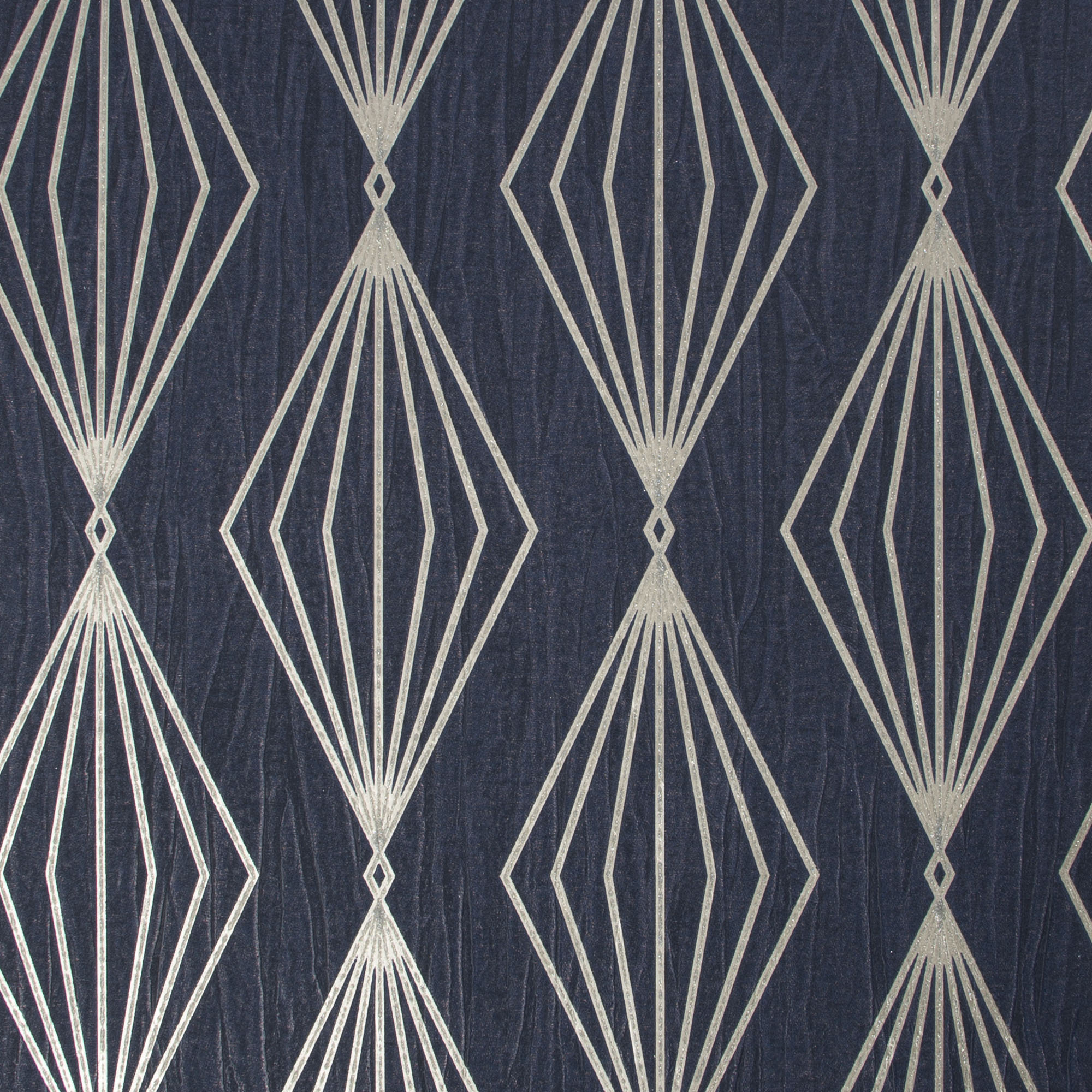 Boutique Marquise Geo Sapphire Wallpaper Sample