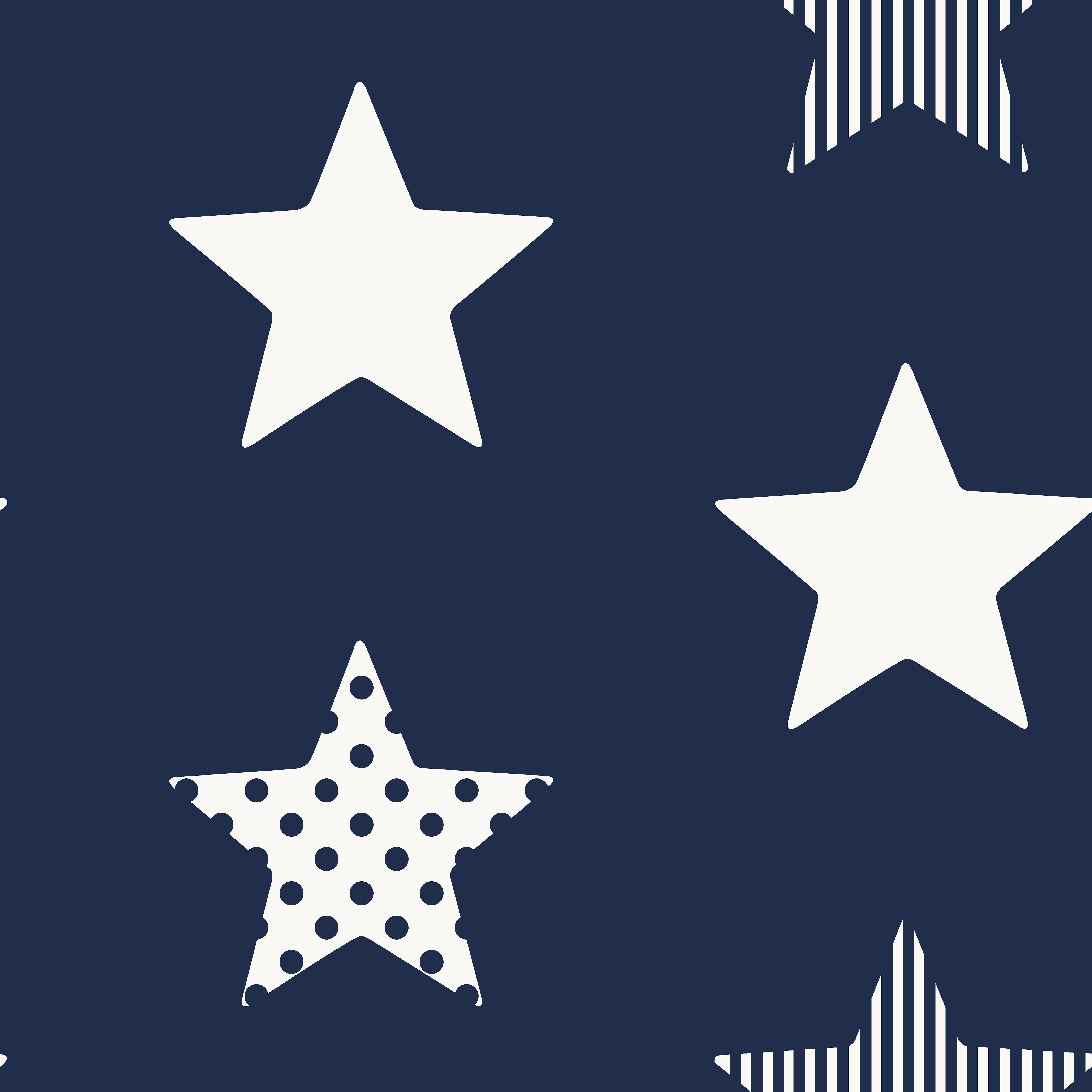 Superfresco Easy Stars Navy Wallpaper Sample