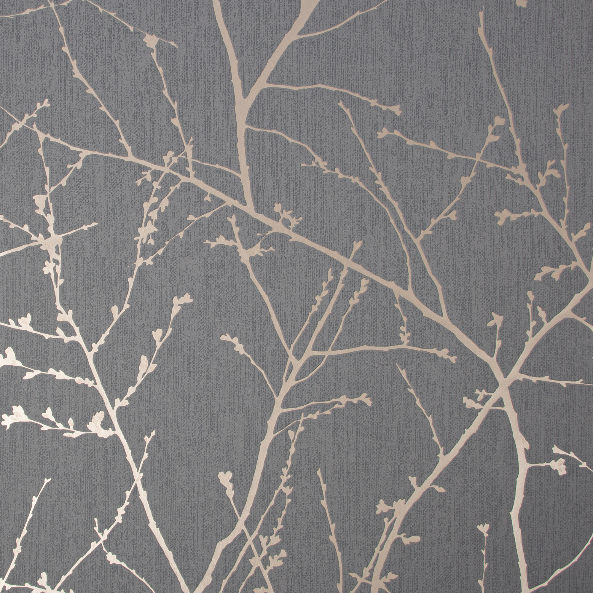 Superfresco Easy Innocence Charcoal/Copper Wallpaper Sample