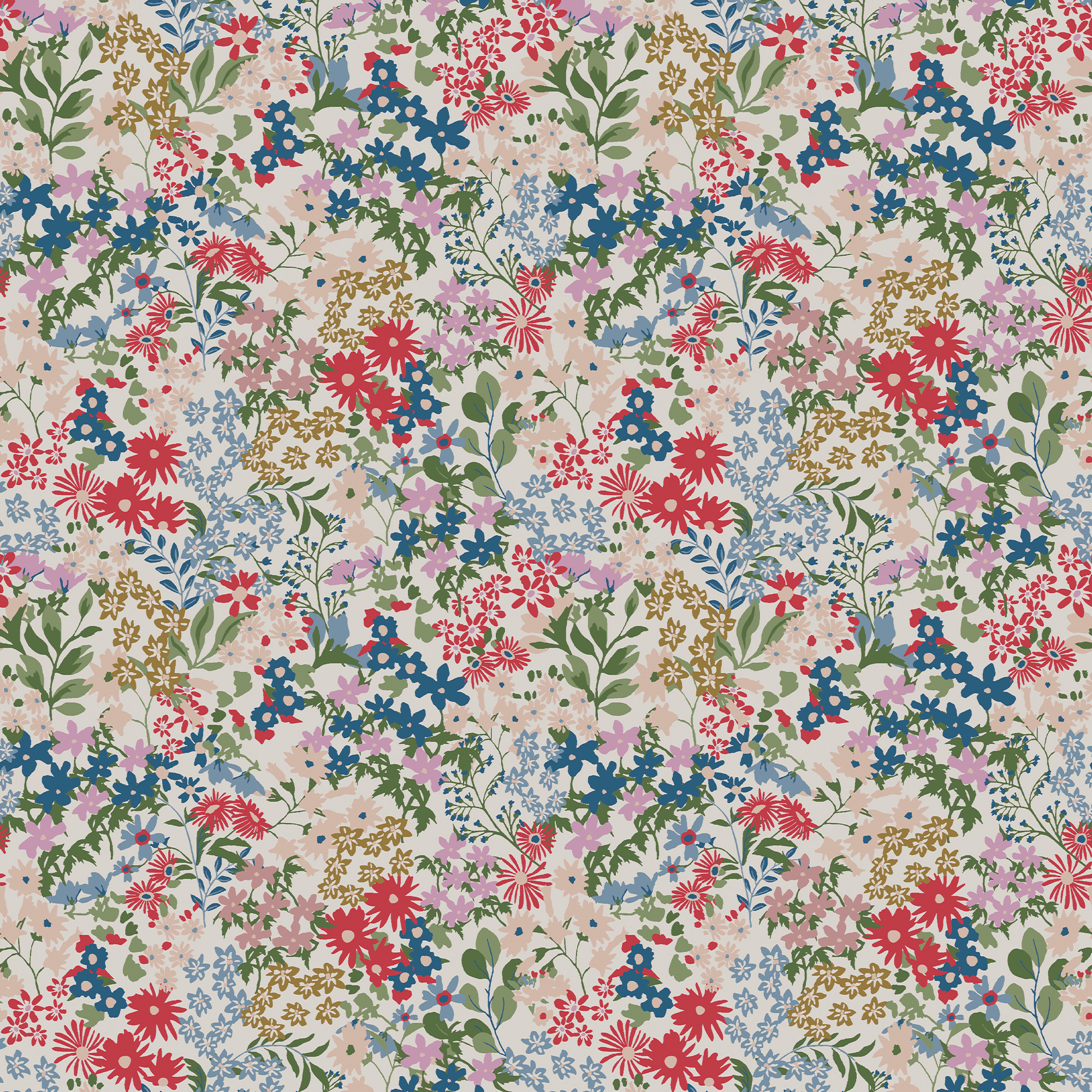Joules Sanders Ditsy Crme Wallpaper Sample