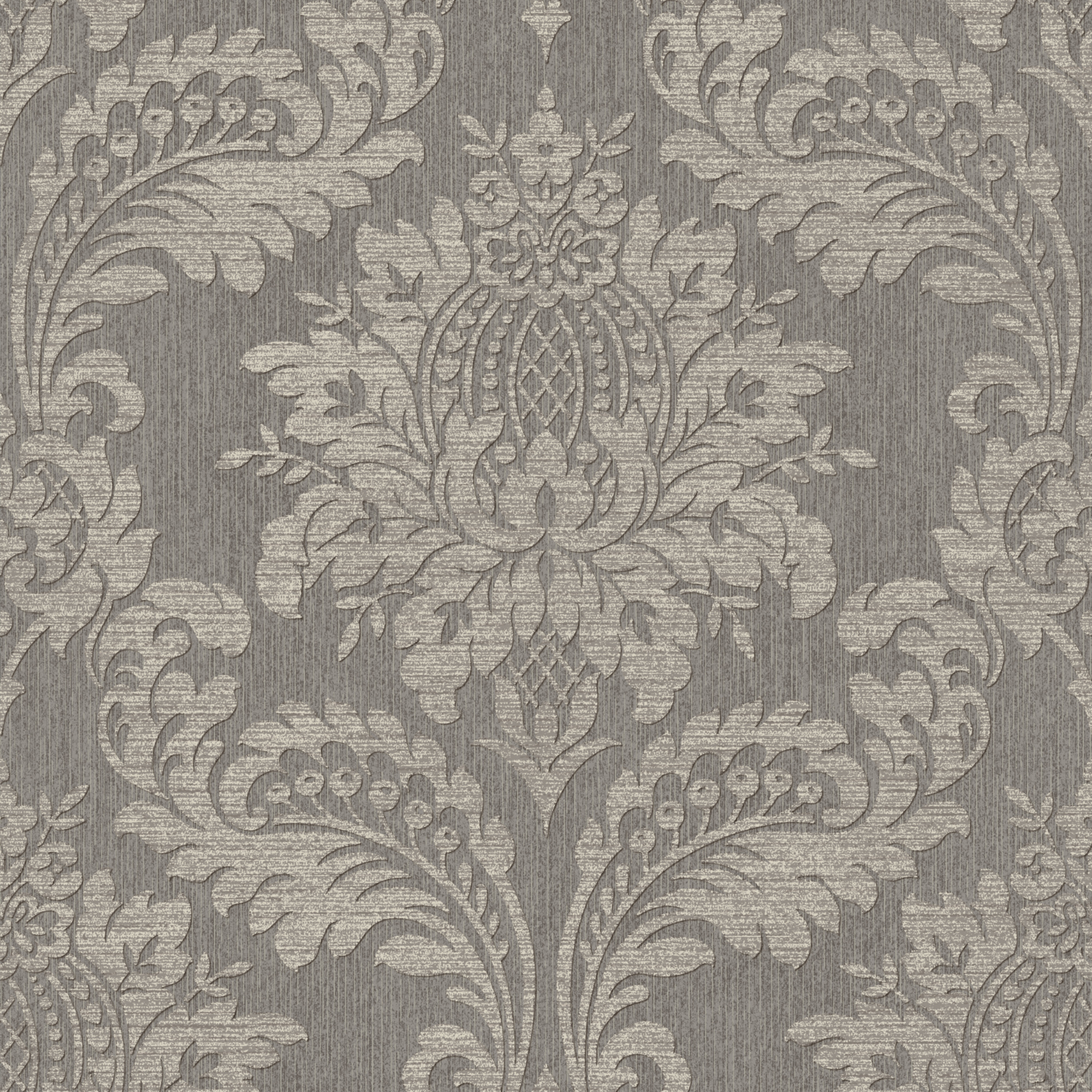 Boutique Archive Damask Taupe Wallpaper Sample