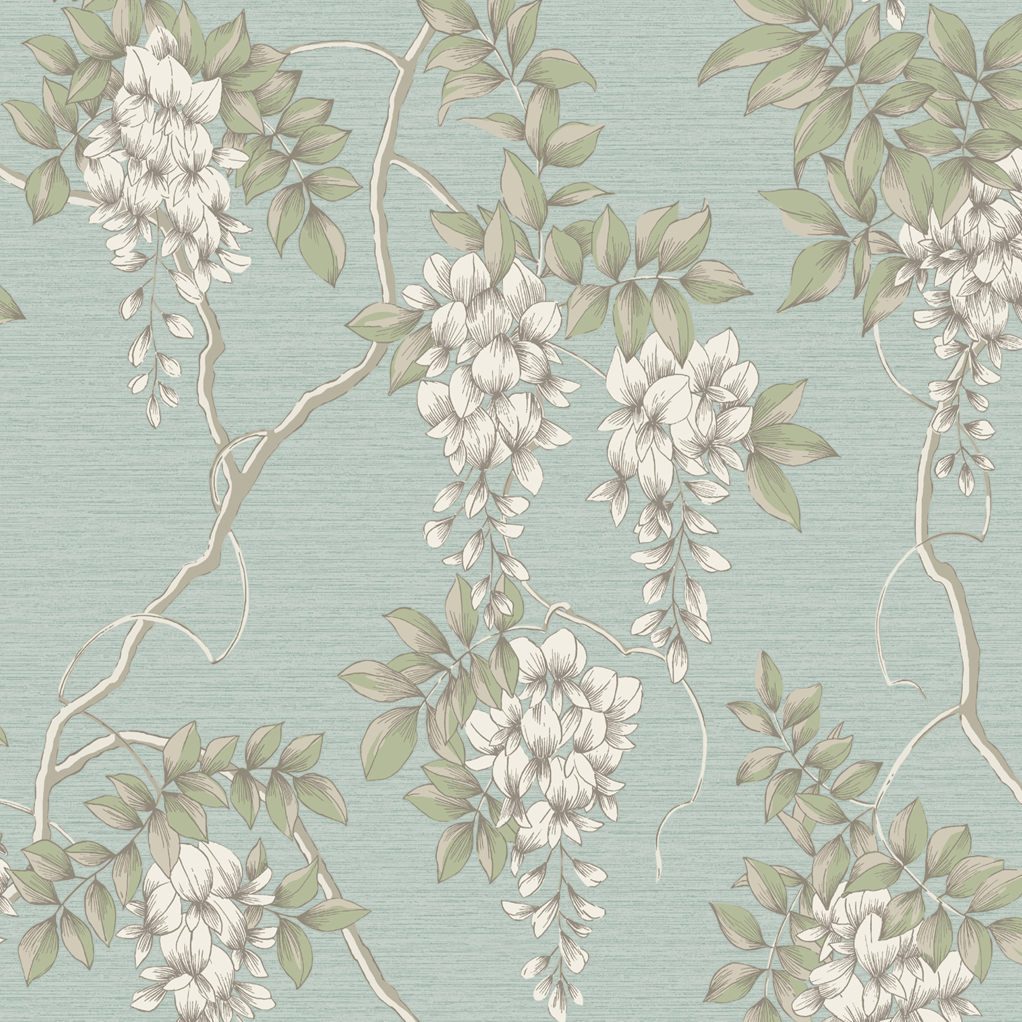 Superfresco Easy Wisteria Duck Egg Wallpaper Sample